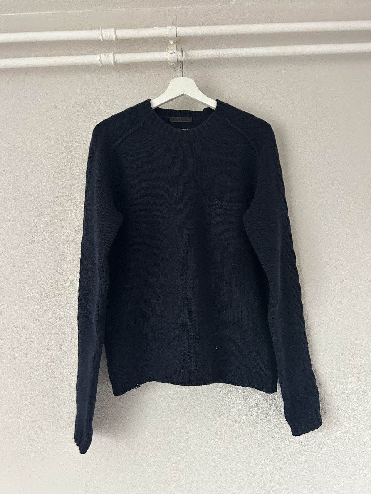 Prada Wool Pocket Sweater Size US M / EU 48-50 / 2 - 2 Thumbnail