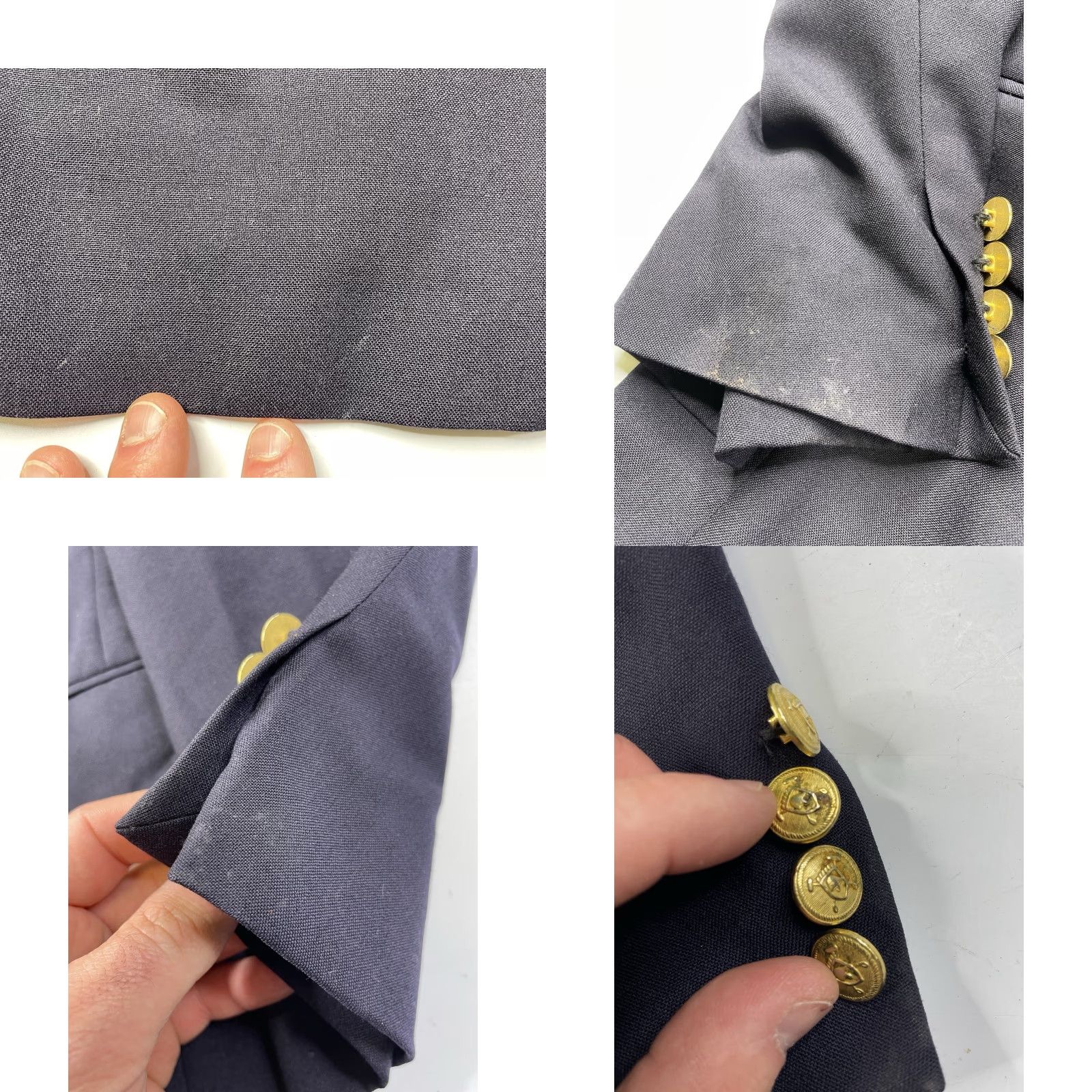 Ralph Lauren VTG Ralph Lauren Blazer Men 44R Wool Navy Blue Notch Lapel University Club Gold Buttons Single-Breasted Four-Button Front Button Style 2-Button Jacket Size US XXL / EU 58 / 5 - 8 Thumbnail
