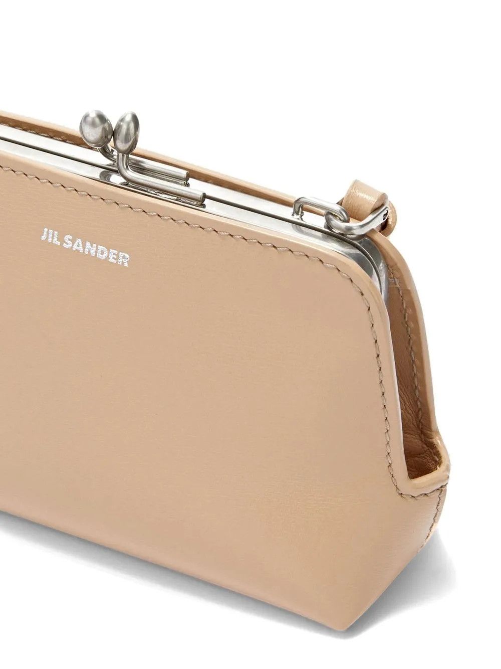 Jil Sander o1y1025 Size : OS / Leather Crossbody Bag in Camel Size ONE SIZE - 3 Thumbnail