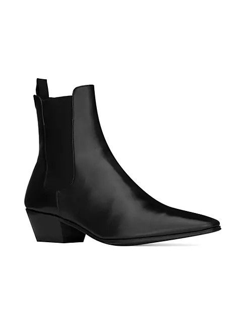 Saint Laurent Paris o1bcso1str0125 Boot in Black Size US 7 / EU 40 - 2 Thumbnail