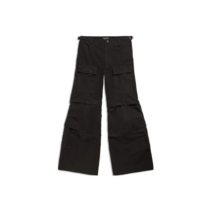 Balenciaga Balenciaga Relaxed Wide-Leg Cargo Pants Size US 26 / EU 42 - 1 Thumbnail