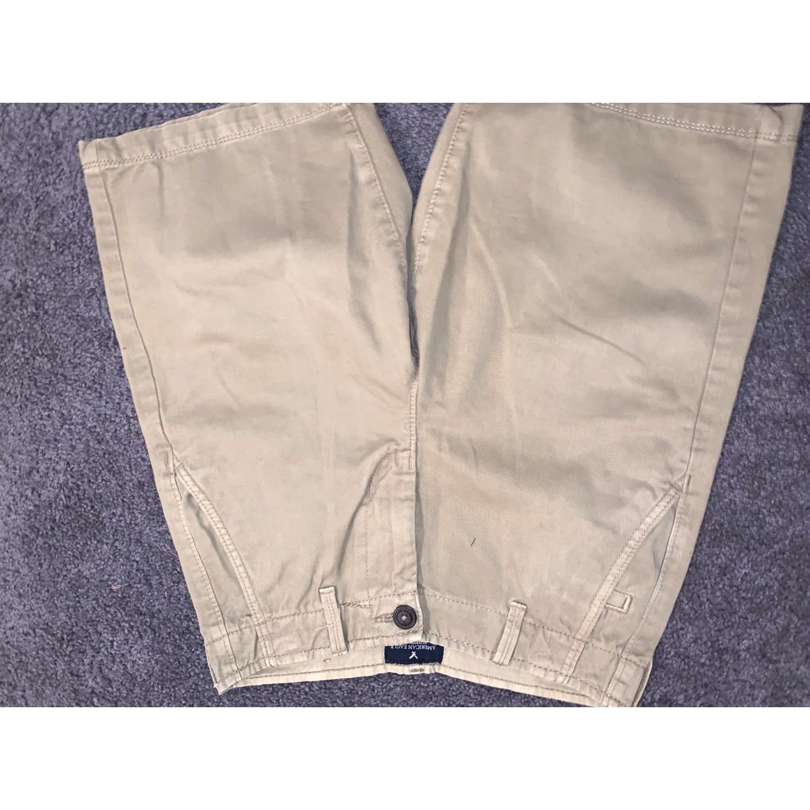 American Eagle Outfitters American Eagle Outfitters Chino Shorts Men Beige 26 Flat Front Classic Casual Size US 26 / EU 42 - 3 Thumbnail