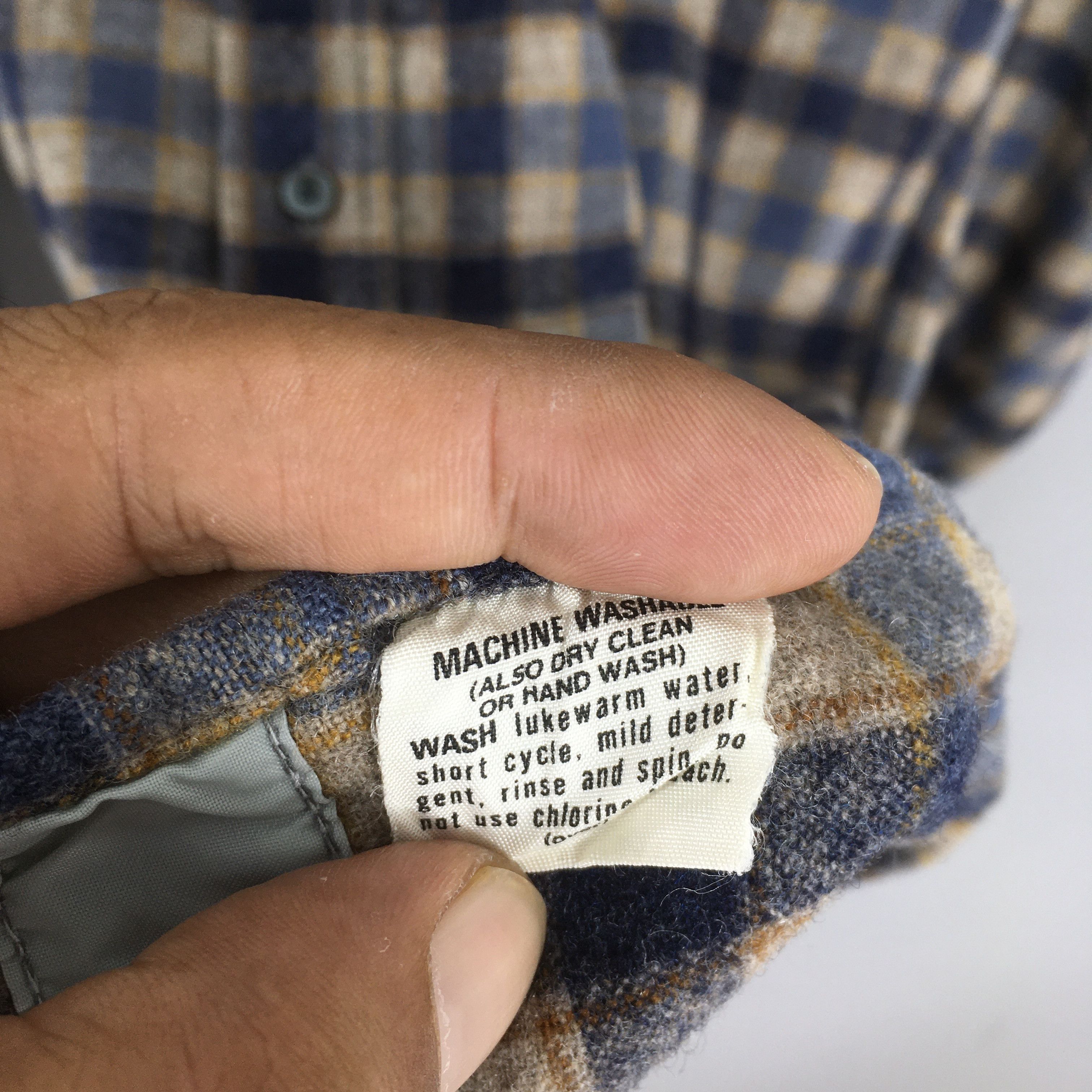 Pendleton Vintage 1980s Pendleton Plaid Shadow Gray Checkered Shirt M Size US M / EU 48-50 / 2 - 6 Thumbnail