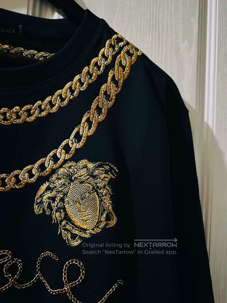Versace Versace Ten thousand needle embroidered diamond inlaid ult Size US XL / EU 56 / 4 - 4 Thumbnail
