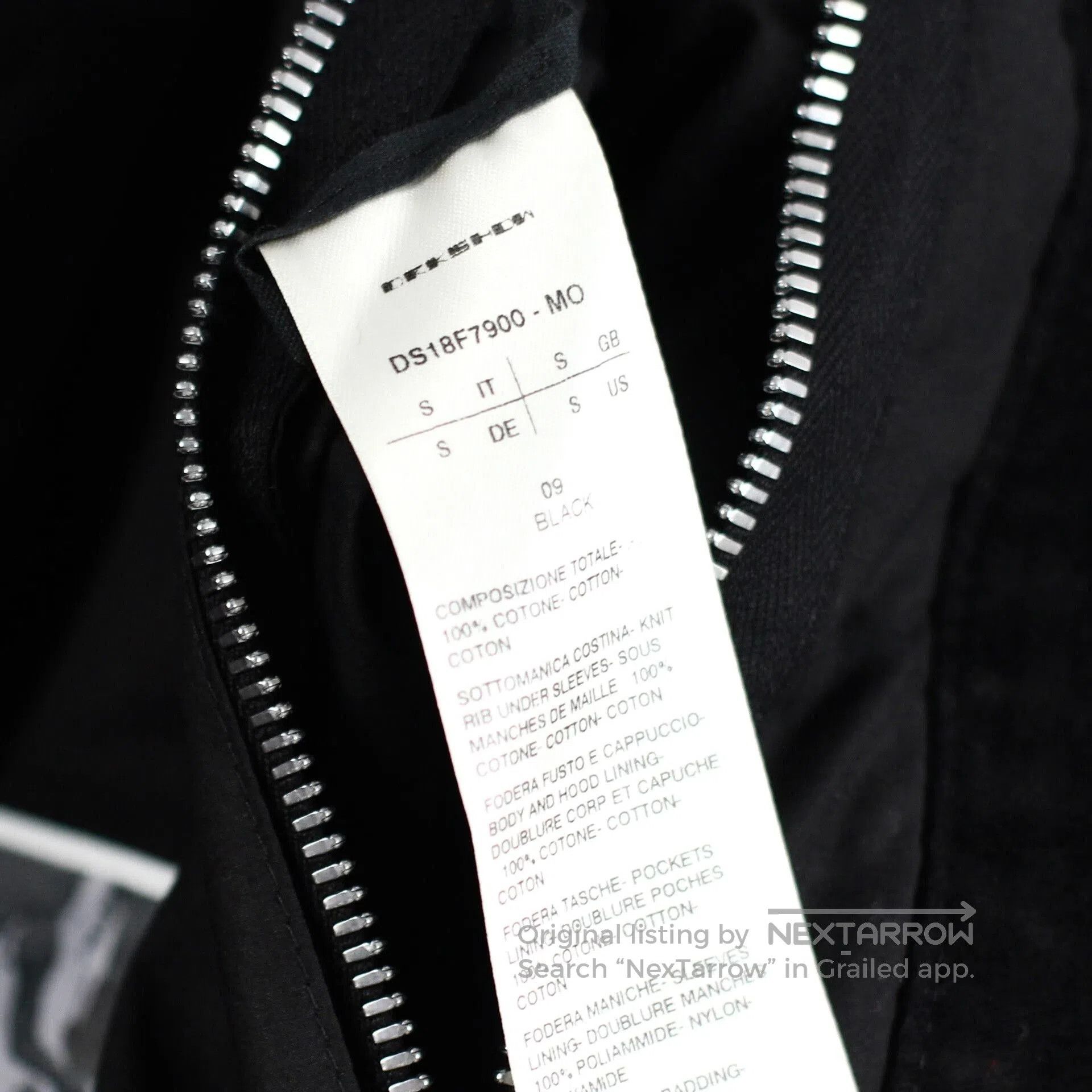 Rick Owens black long hooded winter coat for women. Size S / US 4 / IT 40 - 6 Thumbnail