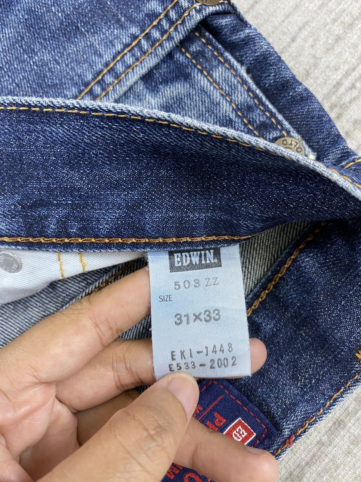 Edwin Vintage Edwin 503 Japan Premium Denim Jeans Size US 32 / EU 48 - 16 Thumbnail