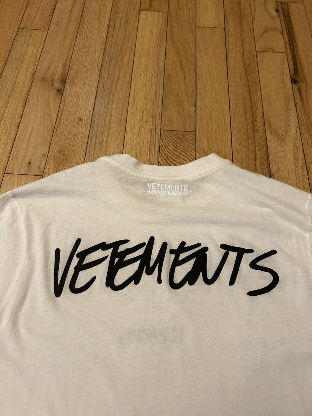 Vetements Vetements Written Logo Tee Size US XS / EU 42 / 0 - 6 Thumbnail