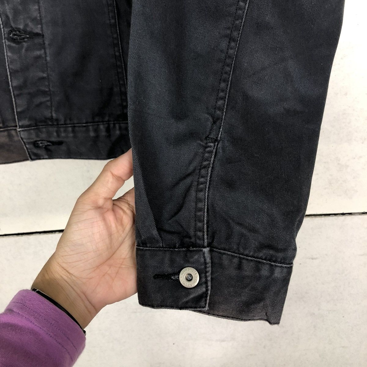 Quiksilver 🔥VINTAGE 90’s CROPPED BIKER JACKET QUICKSILVER CARGO Size US L / EU 52-54 / 3 - 15 Thumbnail