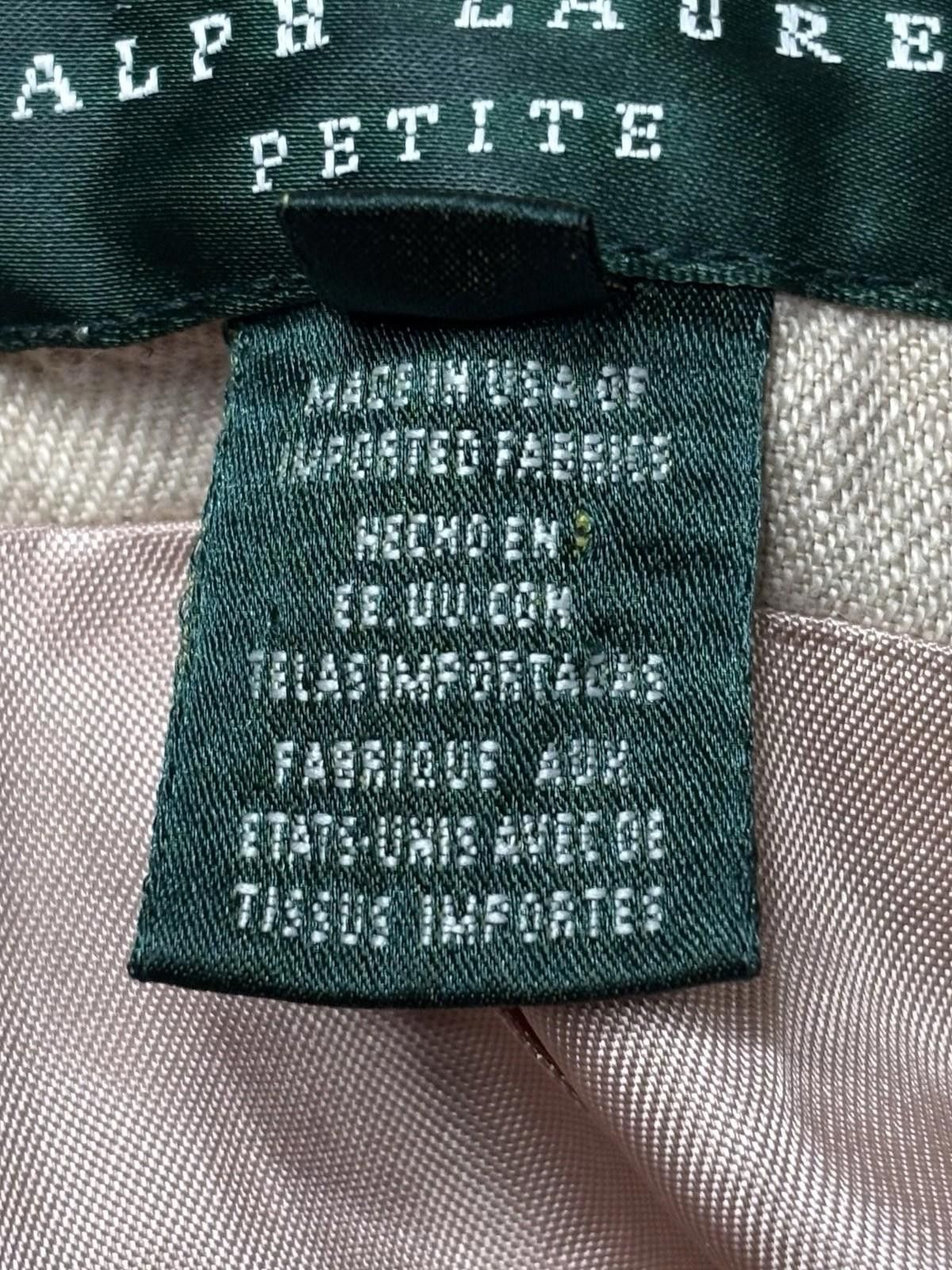 Lauren Ralph Lauren Lauren Ralph Lauren Blazer Jacket Womens Size 4p Linen USA Size S / US 4 / IT 40 - 12 Thumbnail