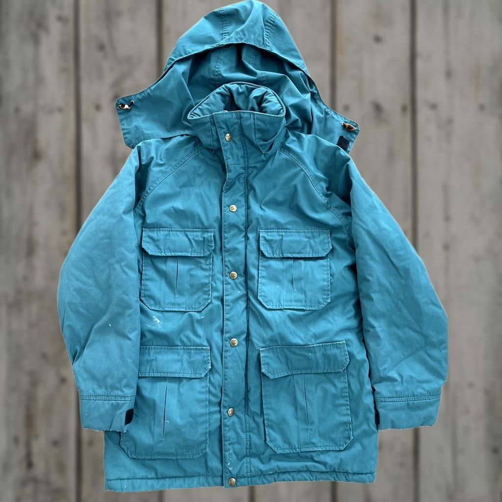 Vintage VINTAGE Woolrich Parka Coat Women's Medium Hooded USA Made Green Winter Cargo Puffer Jacket Size M / US 6-8 / IT 42-44 - 1 Thumbnail