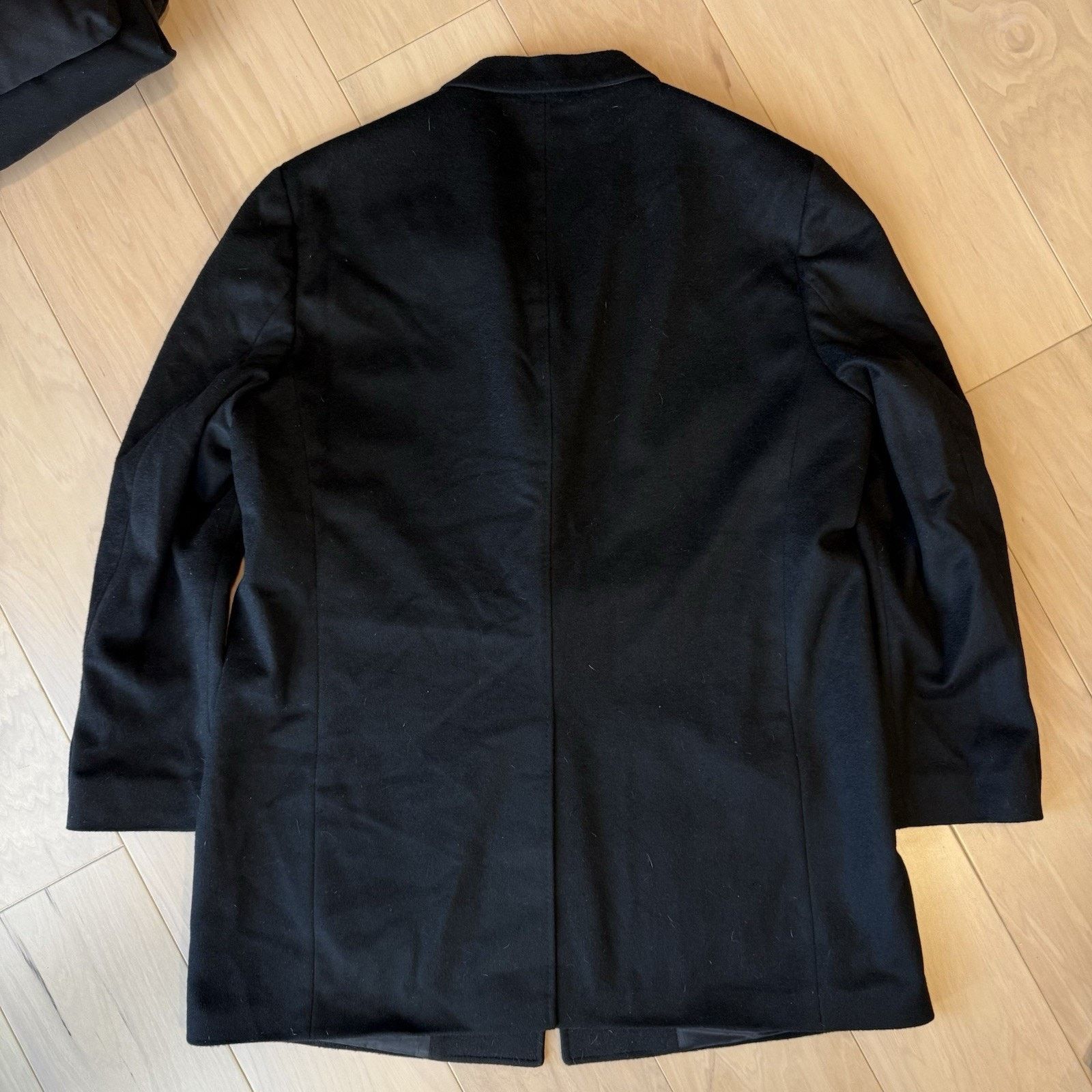 John Varvatos John Varvatos Cashmere Peacoat 48R Black Winter Minimalist Size US XXL / EU 58 / 5 - 9 Thumbnail