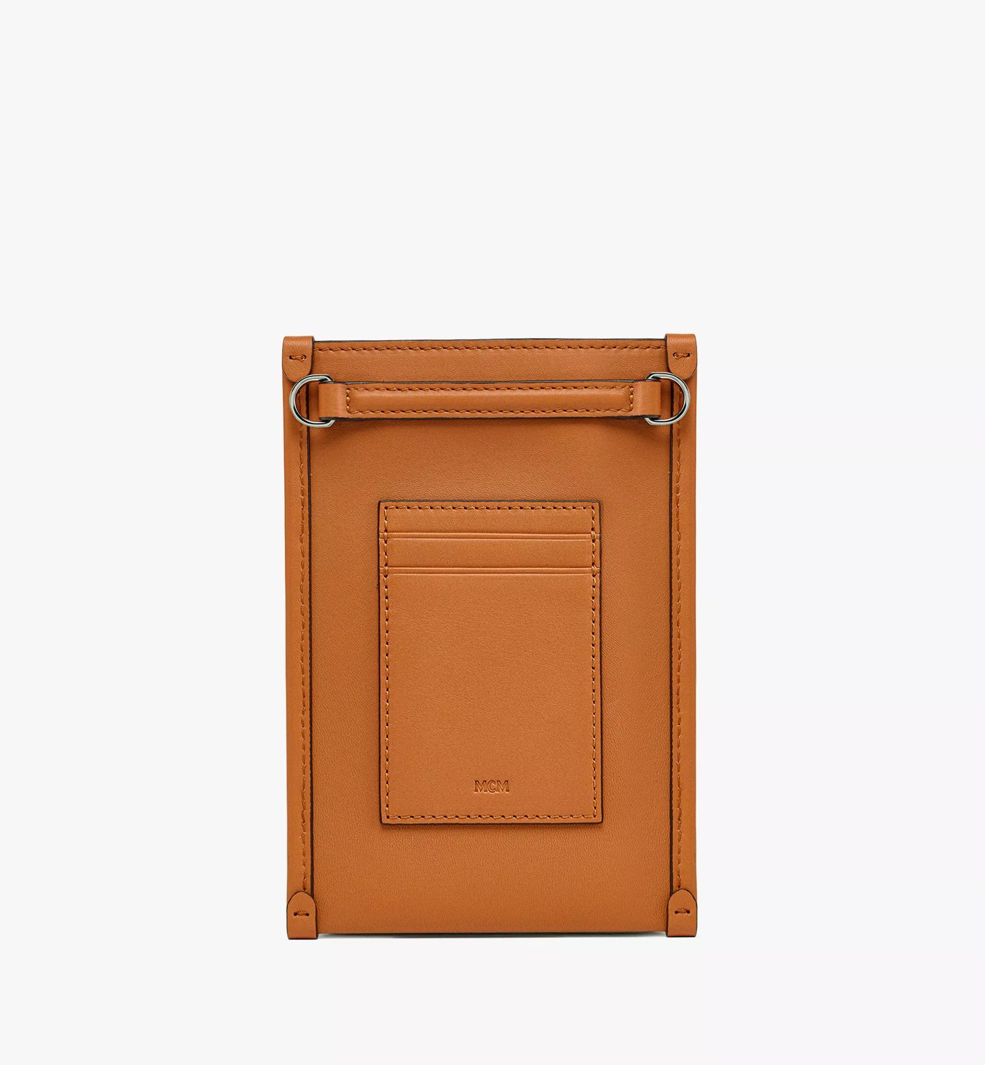 MCM o1mt1gz1224 Size: OS / ID Lanyard Phone Case in Caramel Size ONE SIZE - 4 Thumbnail