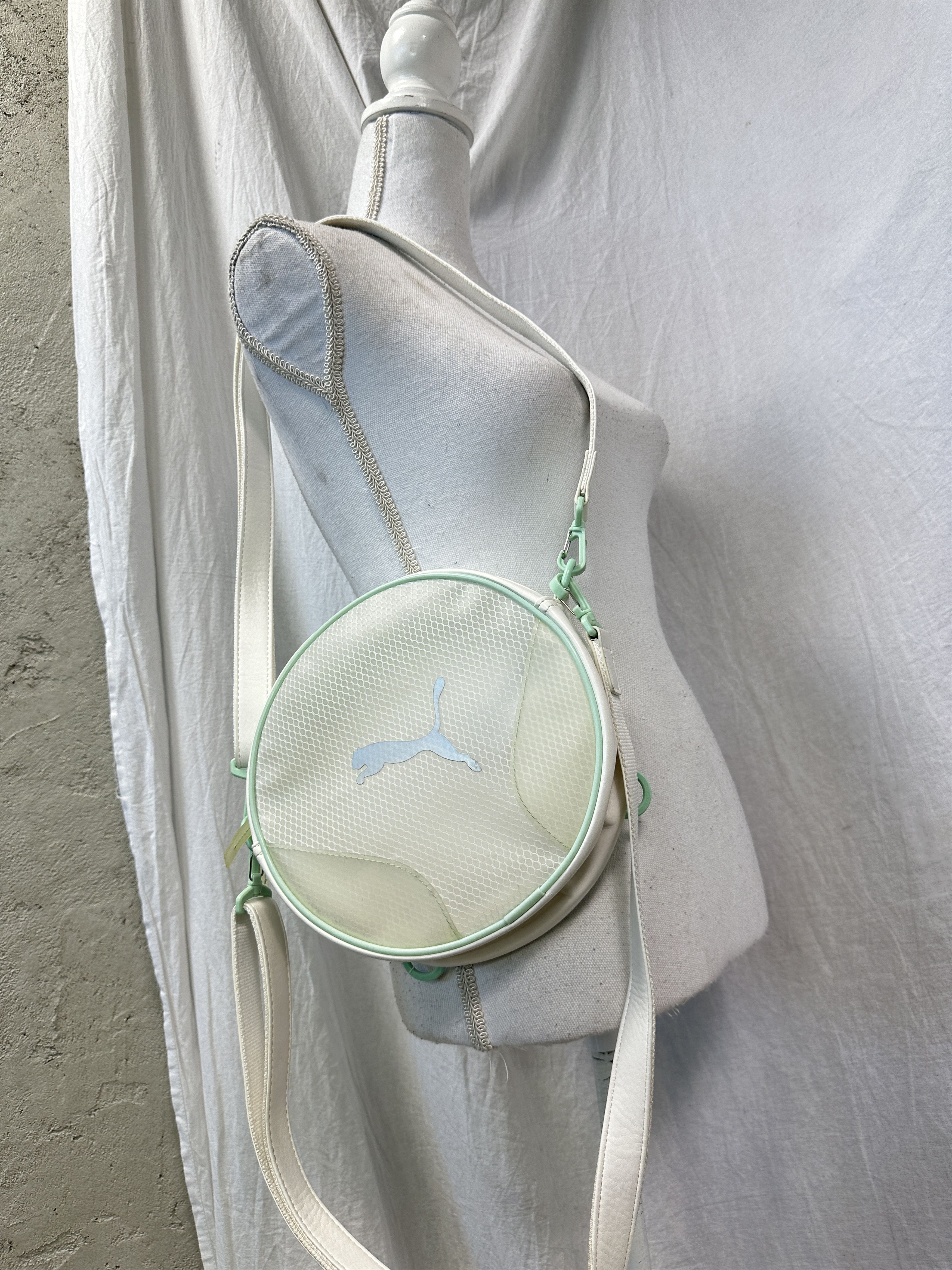 Puma Vintage Puma Round Transparent Unisex Sporty Bag Y2K Size ONE SIZE - 1 Thumbnail