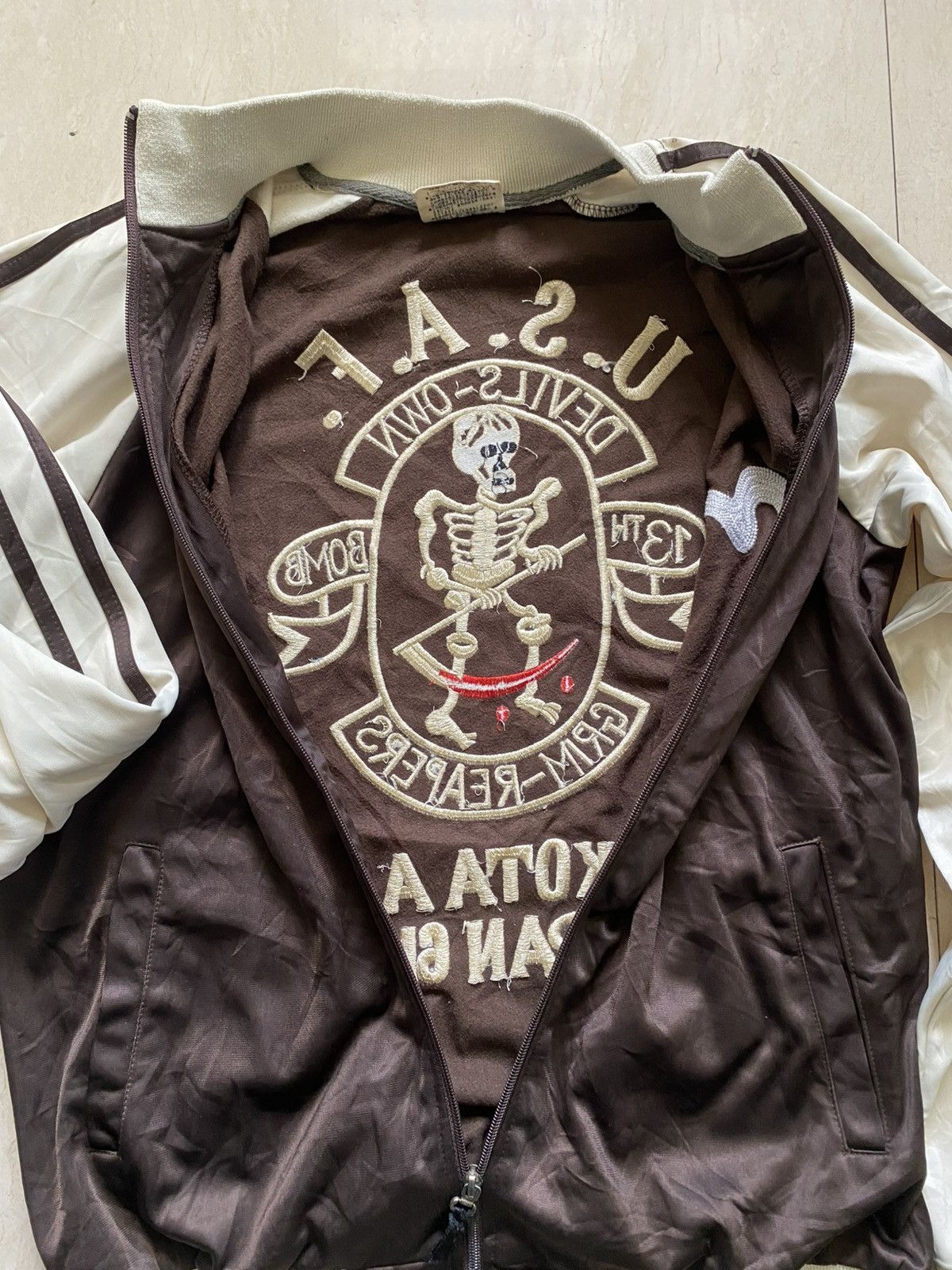 Japanese Brand Vintage souvenir jacket 13th bomb devils-own yokota japan Size US M / EU 48-50 / 2 - 4 Thumbnail