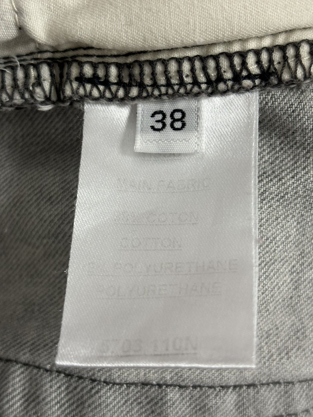 Balmain × Pierre Balmain Womens Balmain Bleach Acid Washed Avant Garde Jeans Y2K Size 26" / US 2 / IT 38 - 9 Thumbnail