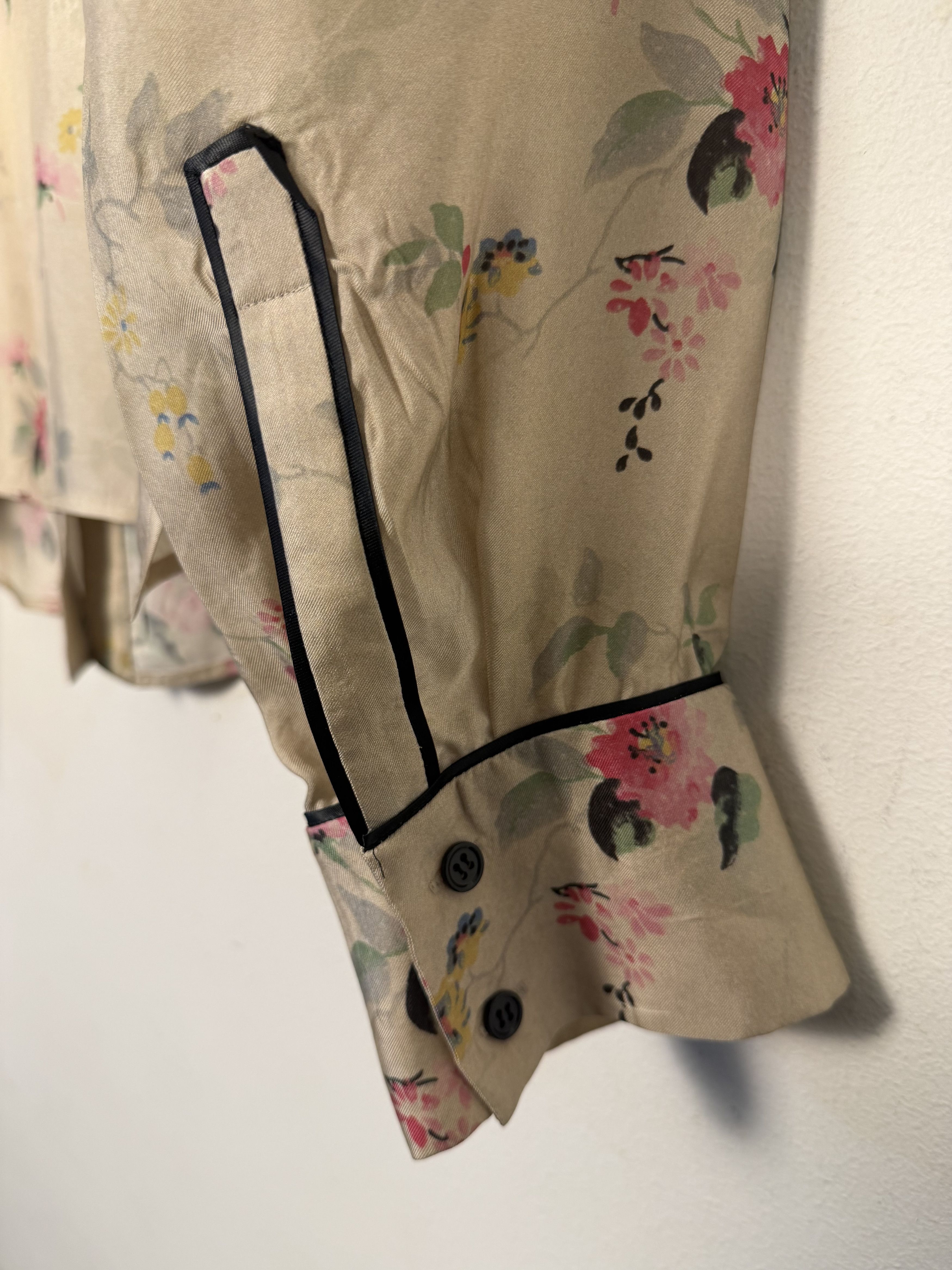 Haider Ackermann Rare Freesia Sand Biais Detail Shirt Size US S / EU 44-46 / 1 - 6 Thumbnail
