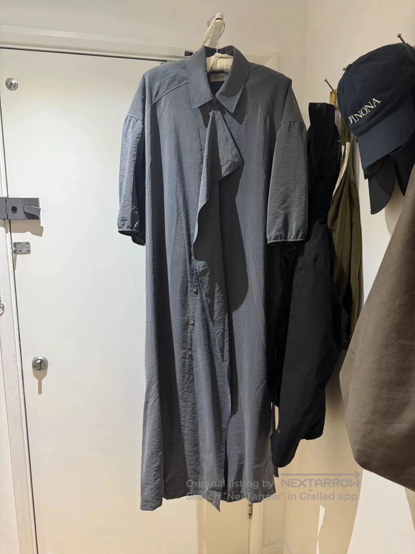 Lemaire Lemaire S/S 2025 Asymmetric Belt Shirt Dress. Size S / US 4 / IT 40 - 4 Thumbnail