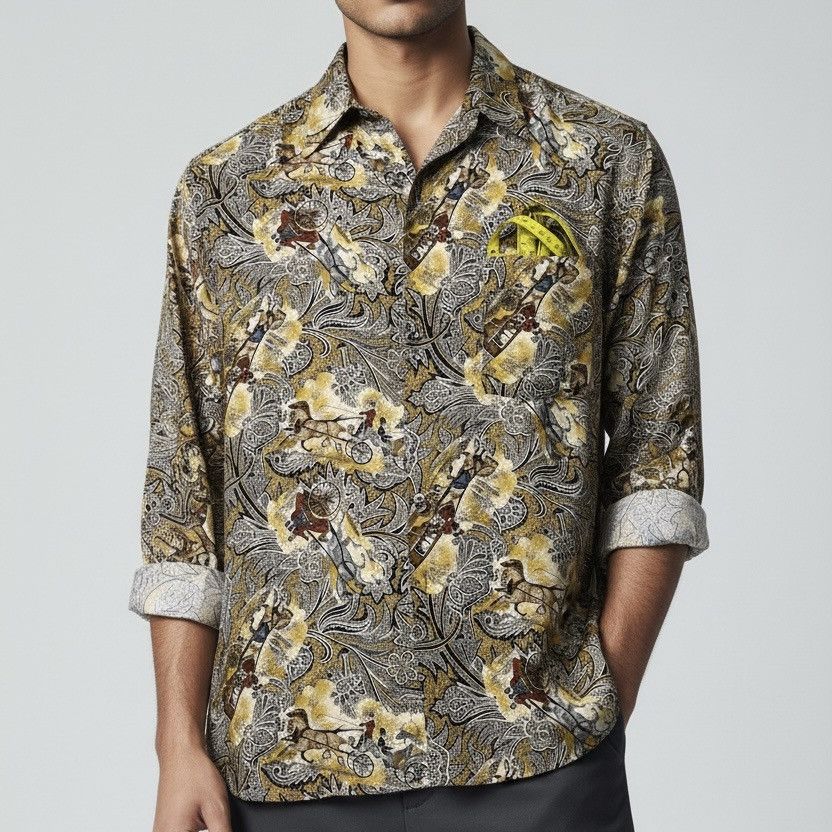 Tornado Mart retro style donma uomo shirt /versace/dior/cdg/prada/ Size US M / EU 48-50 / 2 - 6 Thumbnail