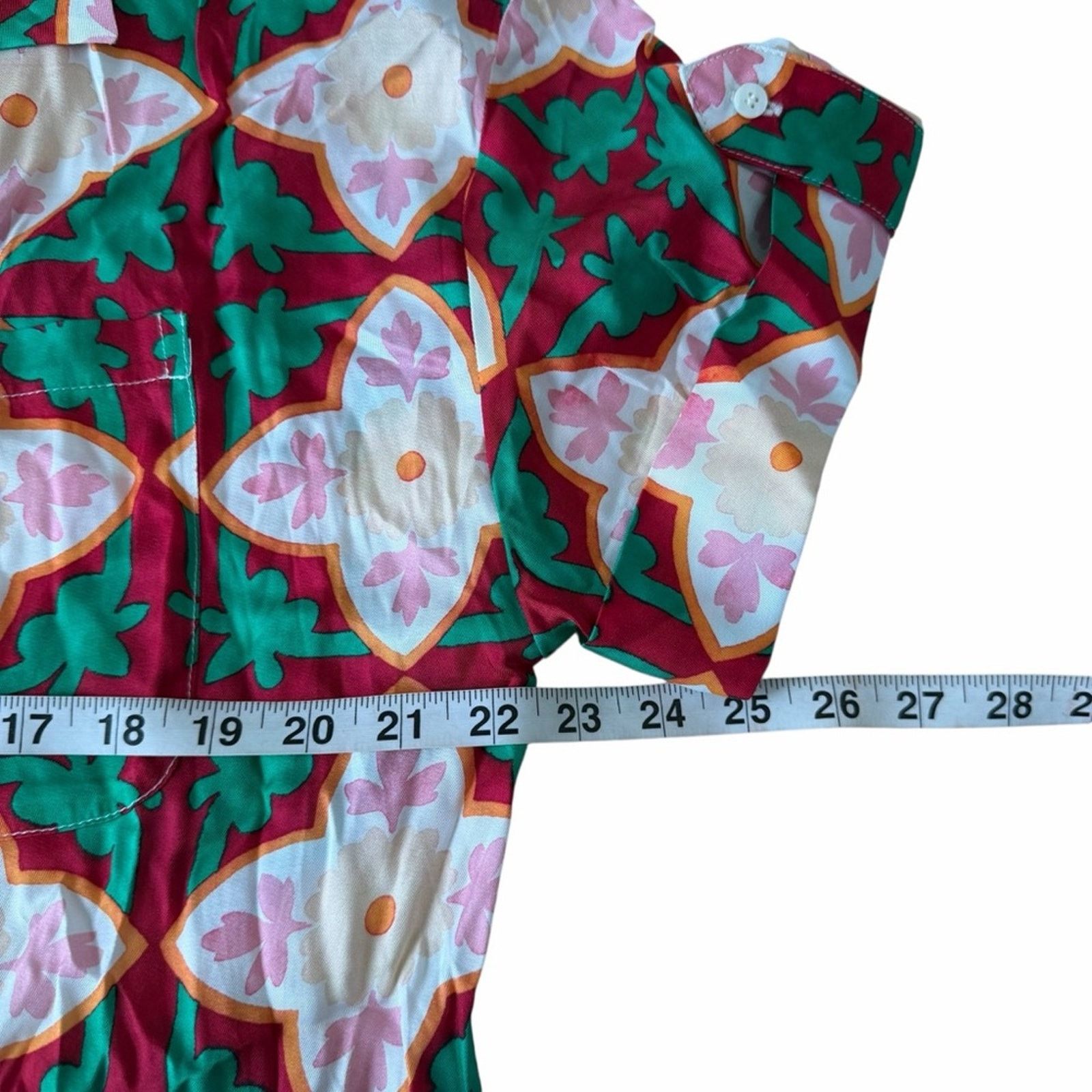 Sezane Sezane “Dora” Floral Tile Print Dress Size M / US 6-8 / IT 42-44 - 10 Thumbnail