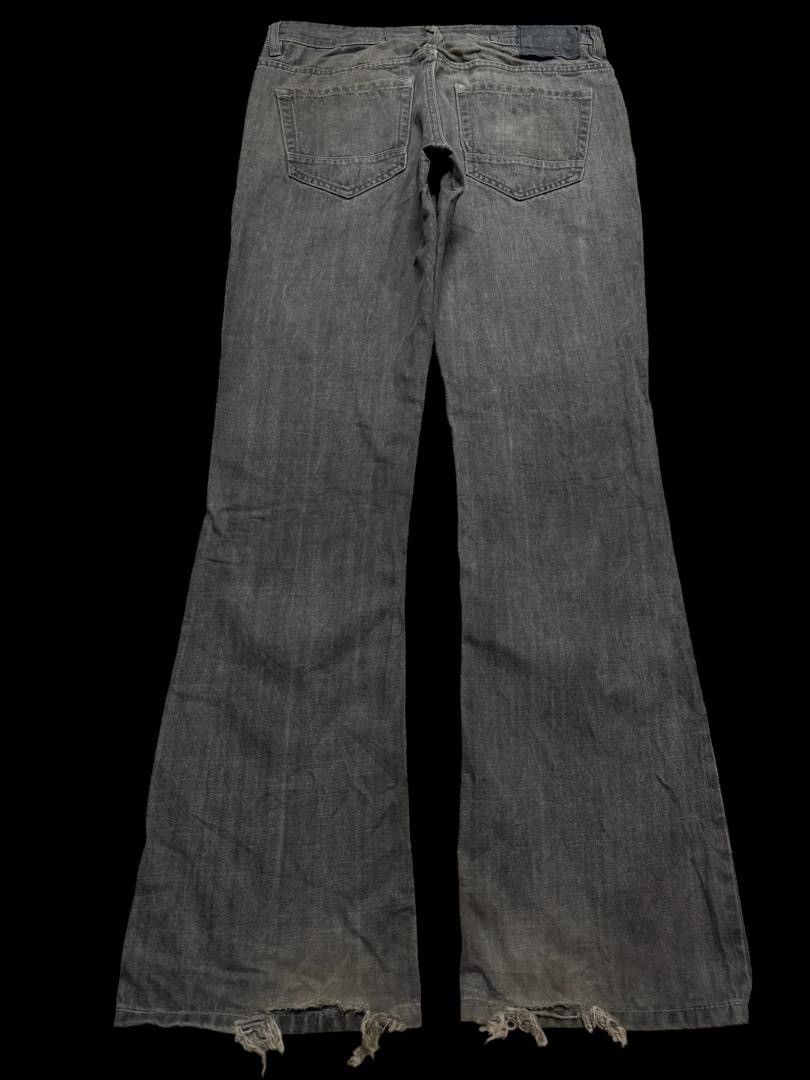 FLARED Vintage Insane Distressed Buffalo Rusty Mudwash Jean
