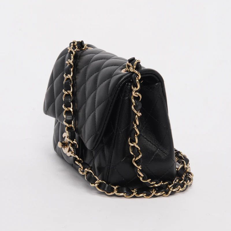 Chanel os11x0326 Size: OS / Quilted Lambskin Mini Square Flap Bag Size ONE SIZE - 2 Thumbnail