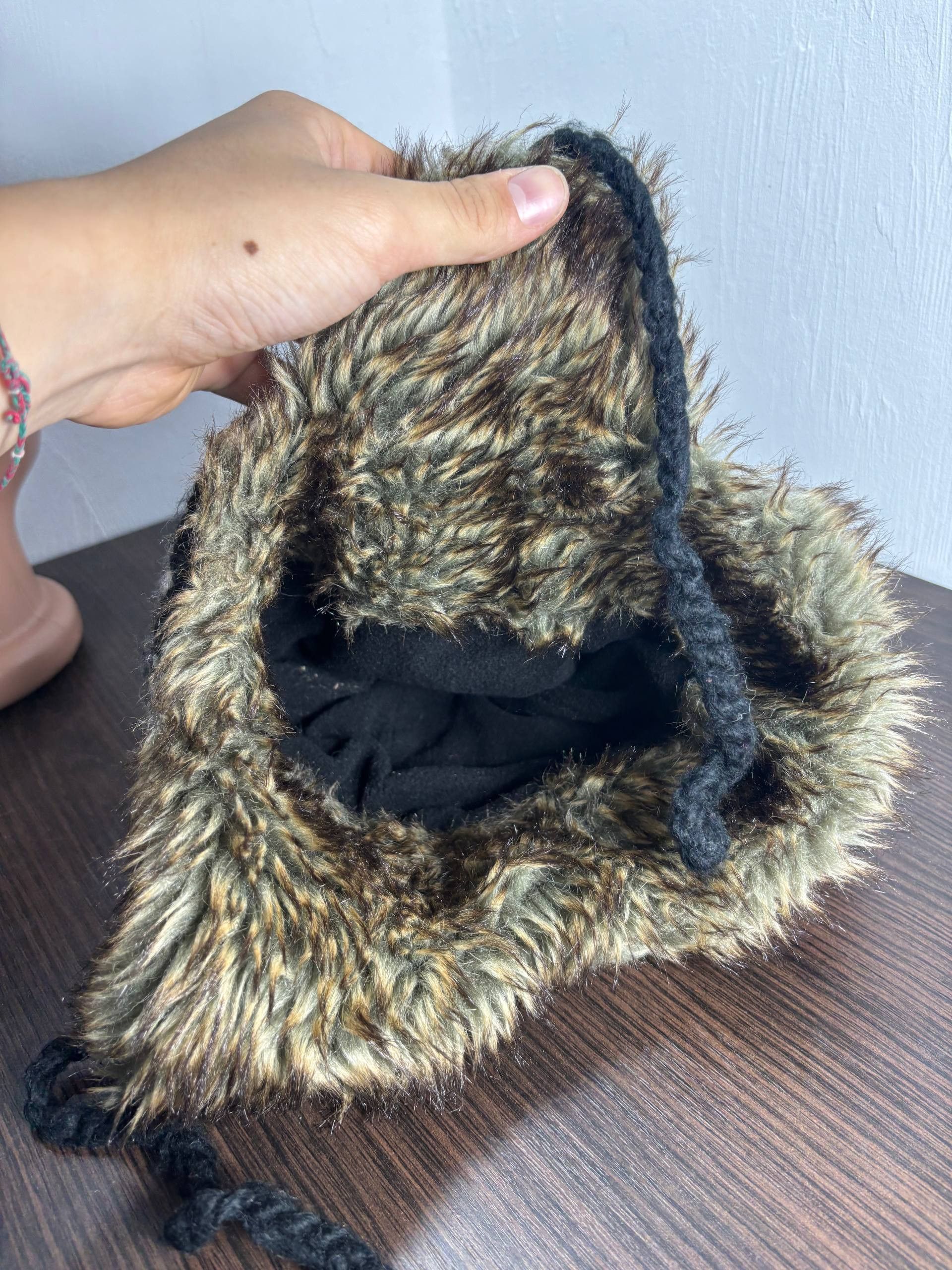 Hysteric Glamour Y2K Fur Fuzzy Opium Glamour Trapper Ushanka Hat Size ONE SIZE - 8 Thumbnail
