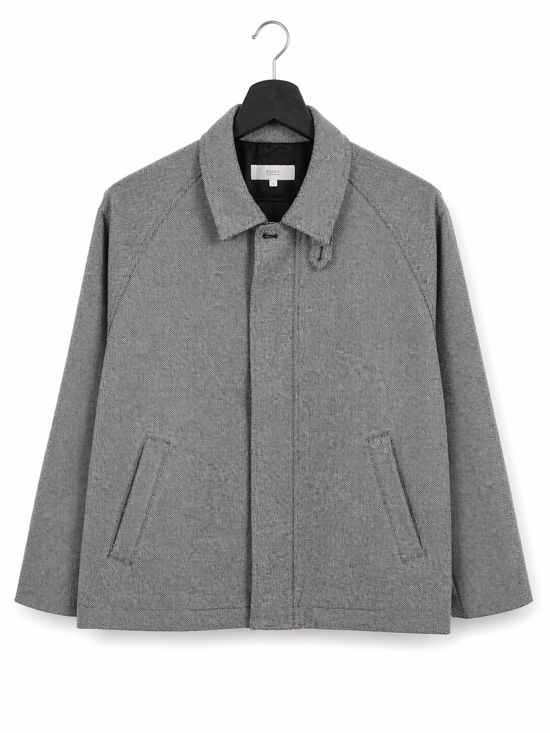 URBAN RESEARCH DOORS ROSSO Urban Research Grey Wool Blend Minimalist Clean Style Size L / US 10 / IT 46 - 1 Thumbnail