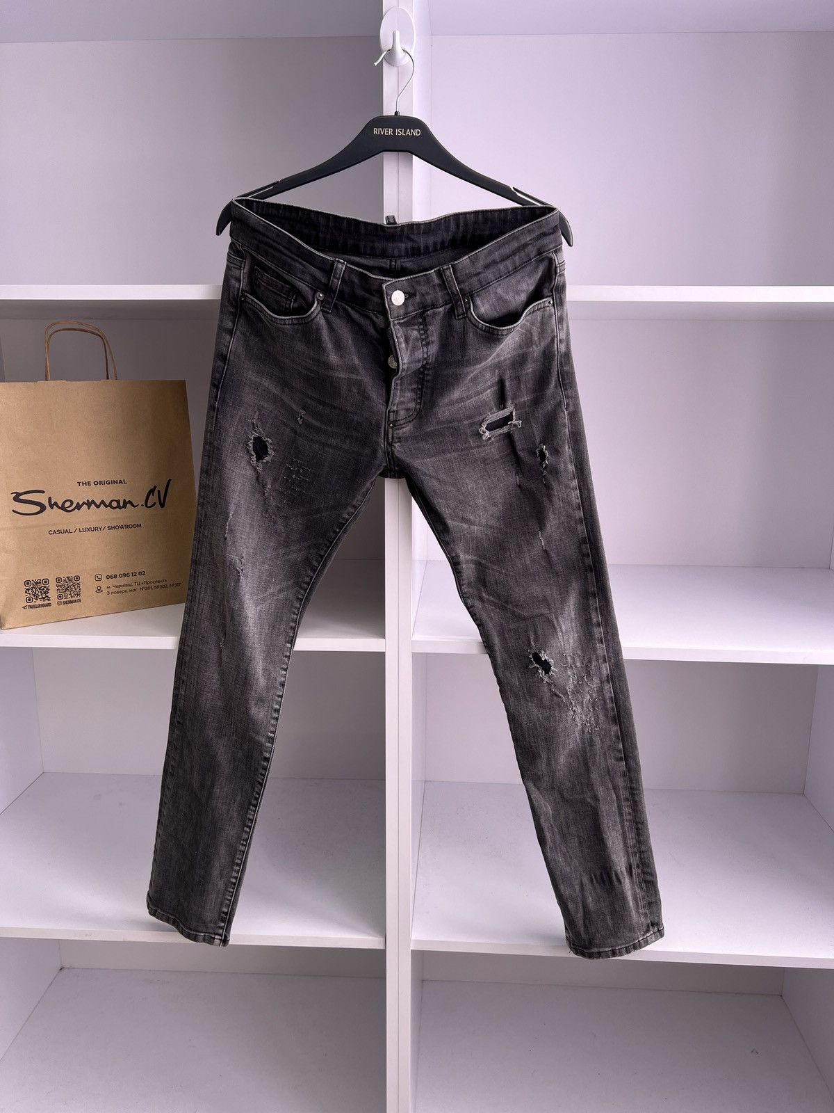 Dsquared2 × Vintage Vintage Dsquared2 black luxury pants Size US 32 / EU 48 - 4 Thumbnail
