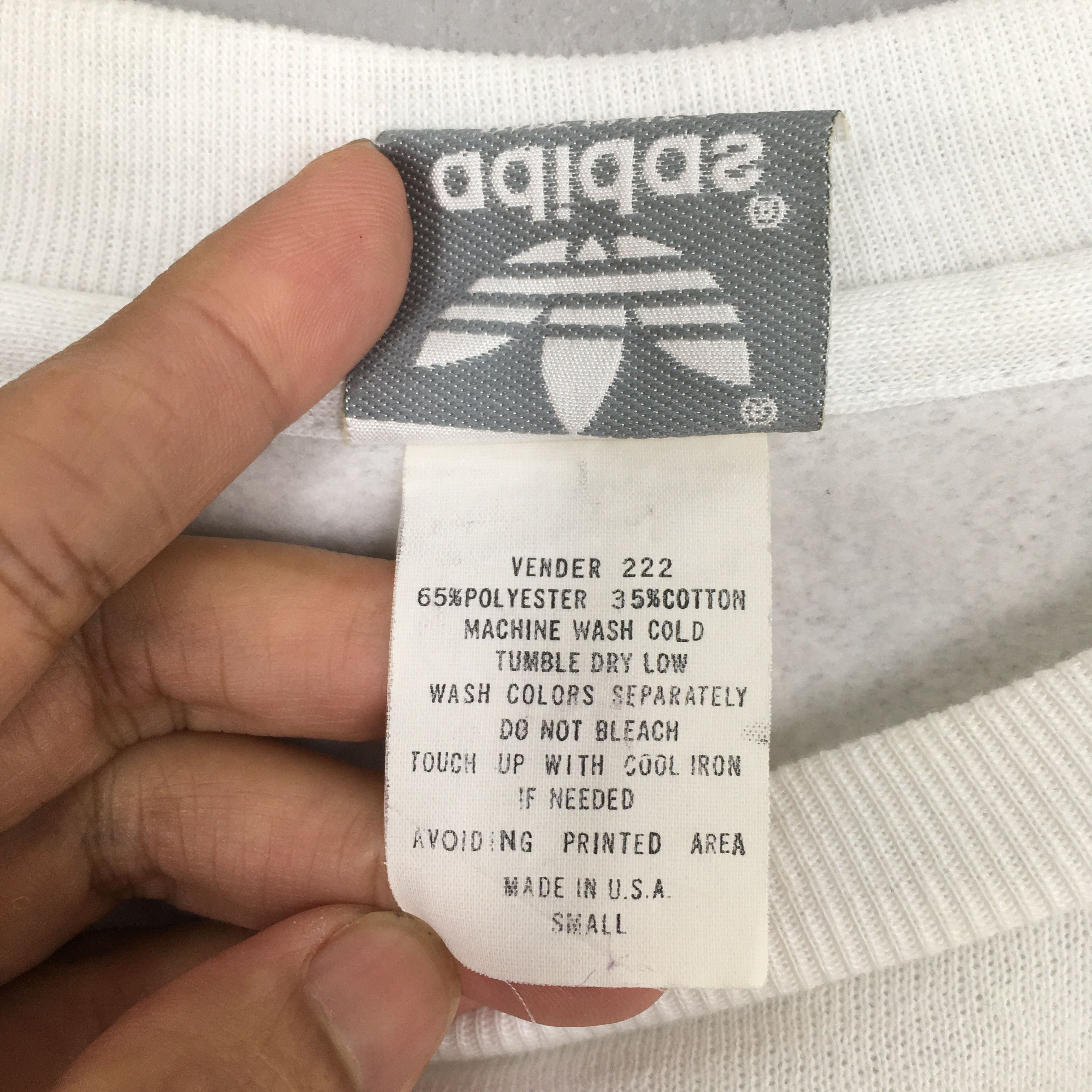 Adidas Vintage 80's Adidas Usa Olympic Team White Sweatshirt Small Size US S / EU 44-46 / 1 - 5 Thumbnail