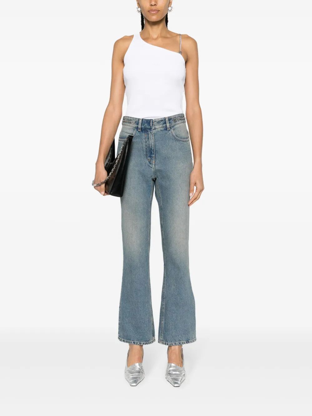 Givenchy o1y0925 Tank Top in White Size L / US 10 / IT 46 - 5 Thumbnail
