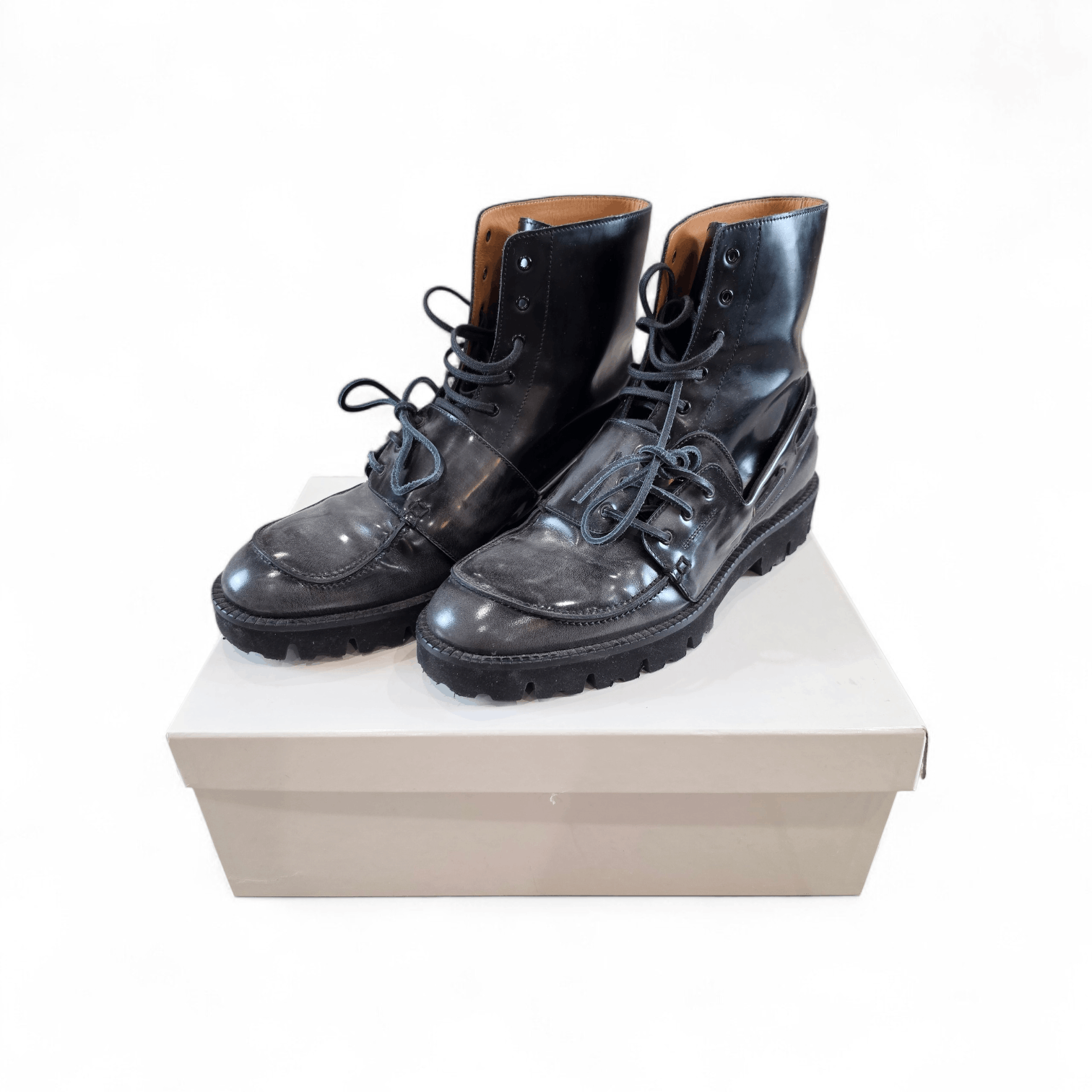 靴 20AW Maison Margiela Spliced Shoes Maison Margiela Maison Margiela Spliced Boots | Grailed