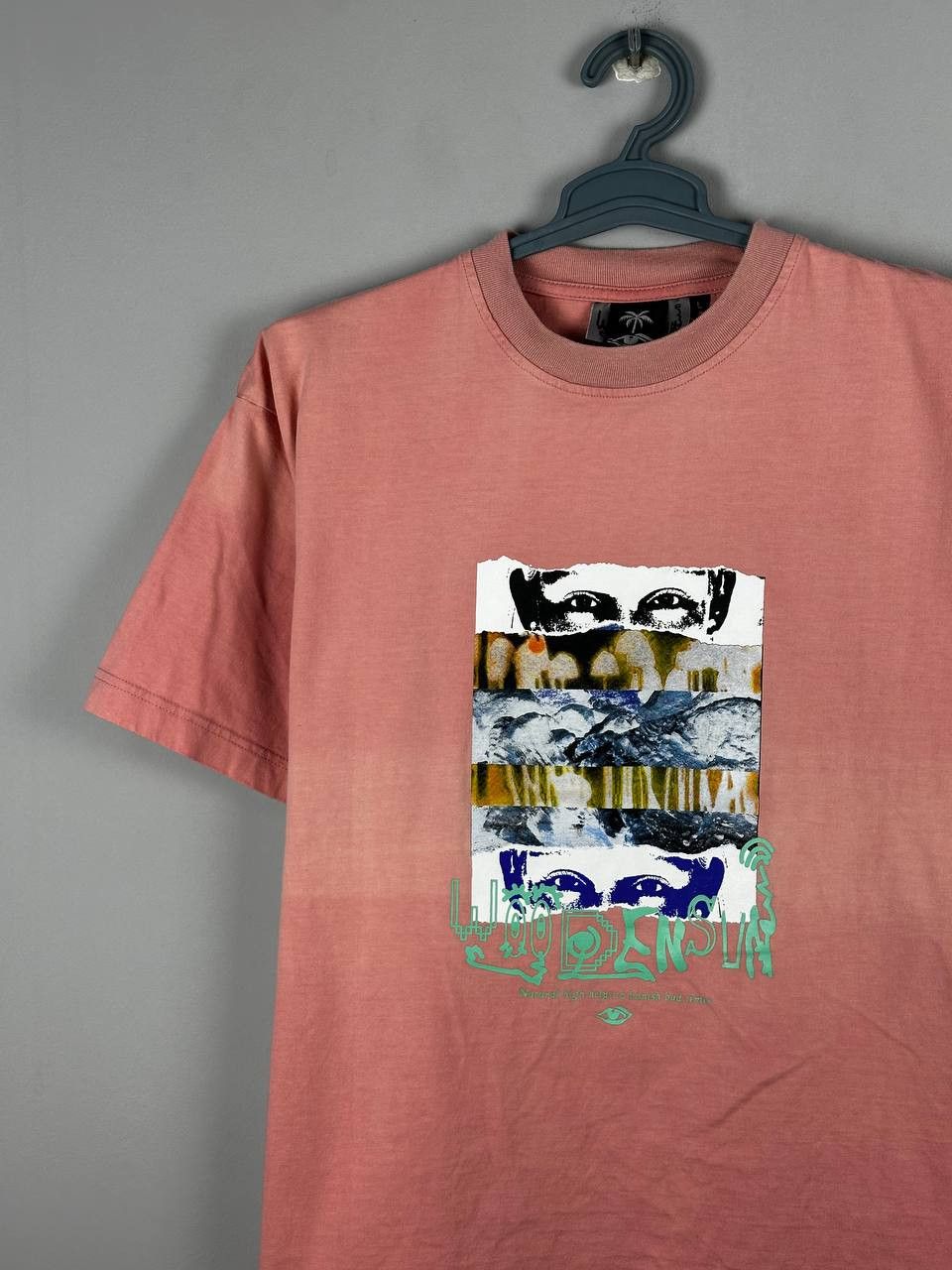 Japanese Brand Woodensun Streetwear Pink Oversized T Shirt Size US L / EU 52-54 / 3 - 3 Thumbnail