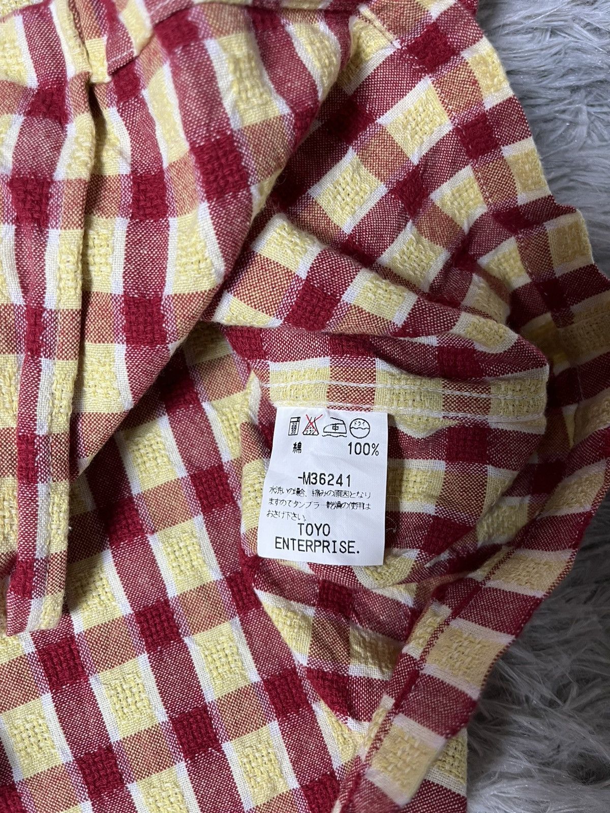 Toyo Enterprises Vintage 70s Sugar cane mfg.co open collar Size US M / EU 48-50 / 2 - 6 Thumbnail