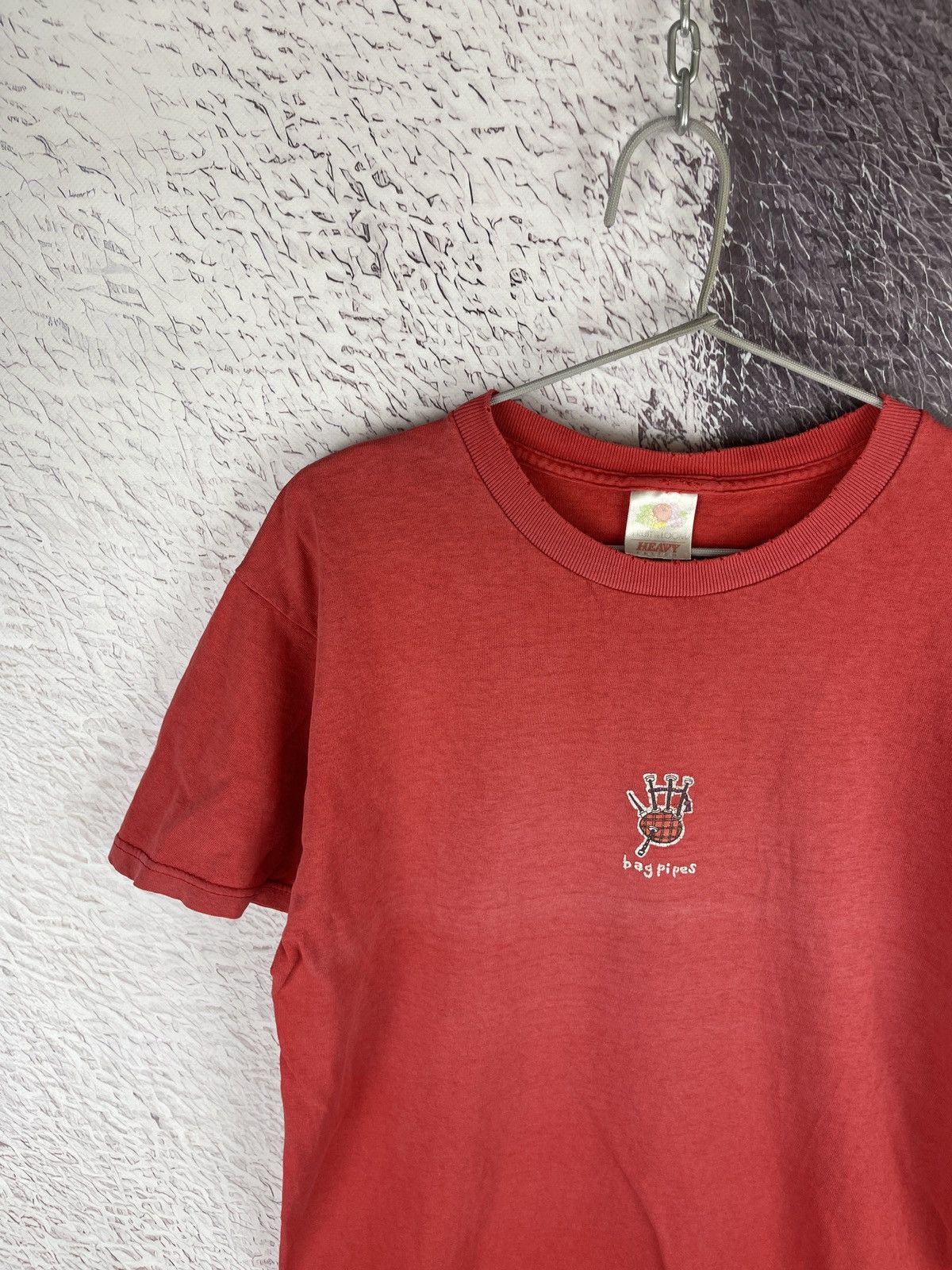 Vintage FOTL vintage 90s BAG pipes skateboard center logo tee Size US M / EU 48-50 / 2 - 3 Thumbnail