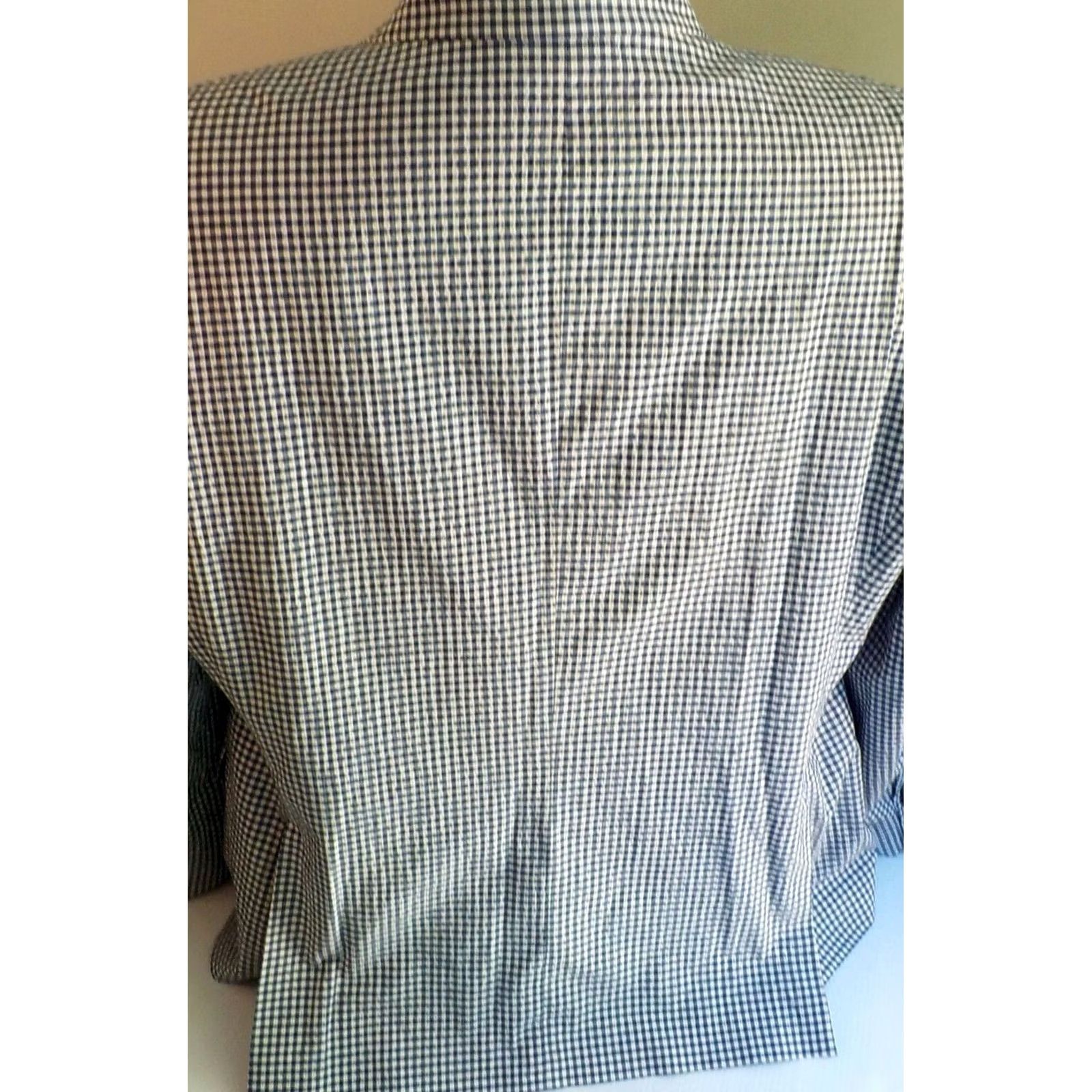 Tommy Hilfiger VINTAGE Tommy Hilfiger Cotton Blazer Navy/White 2 Button Single Breasted 48R Mens Size 48R - 4 Thumbnail