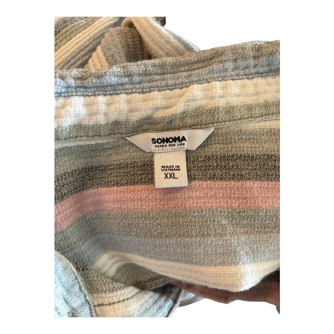 Sonoma Sonoma Striped Button Down Size XXL Size XXL / US 16-18 / IT 52-54 - 3 Thumbnail