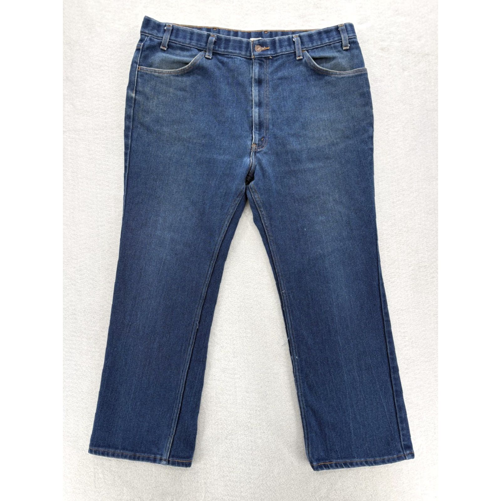 Levi's VINTAGE Levi's Jeans Mens 44x30 Blue Denim Straight Leg Medium Wash 90s Gold Tab Jacket? Size US 44 / EU 60 - 2 Thumbnail
