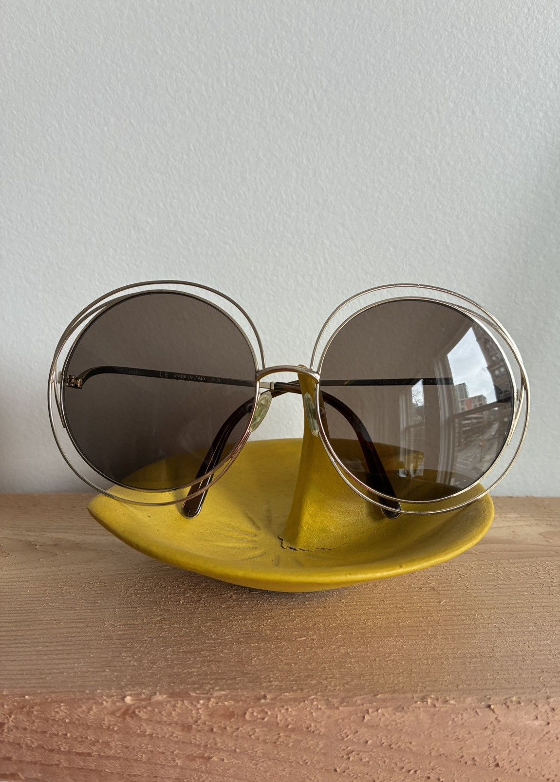 Chloe CHLOE Oversized Round ‘Carlina’ Sunglasses Size ONE SIZE - 12 Thumbnail