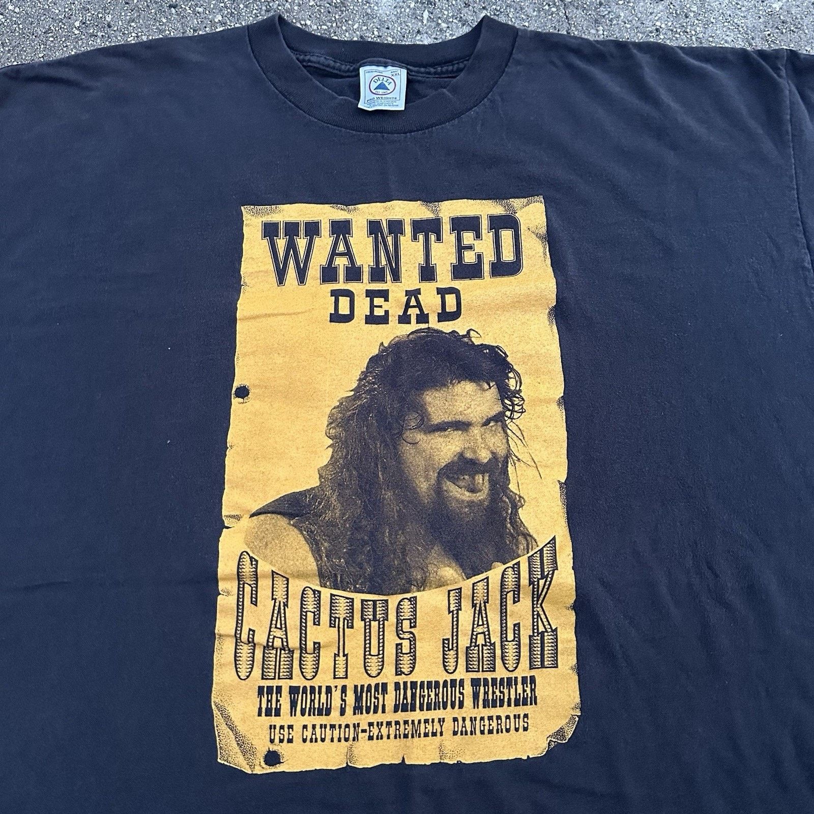 Vintage × WWE × WWF Vintage 1998 WWF Mike Foley Cactus Jack Boxing Tee Size US XXL / EU 58 / 5 - 1 Thumbnail