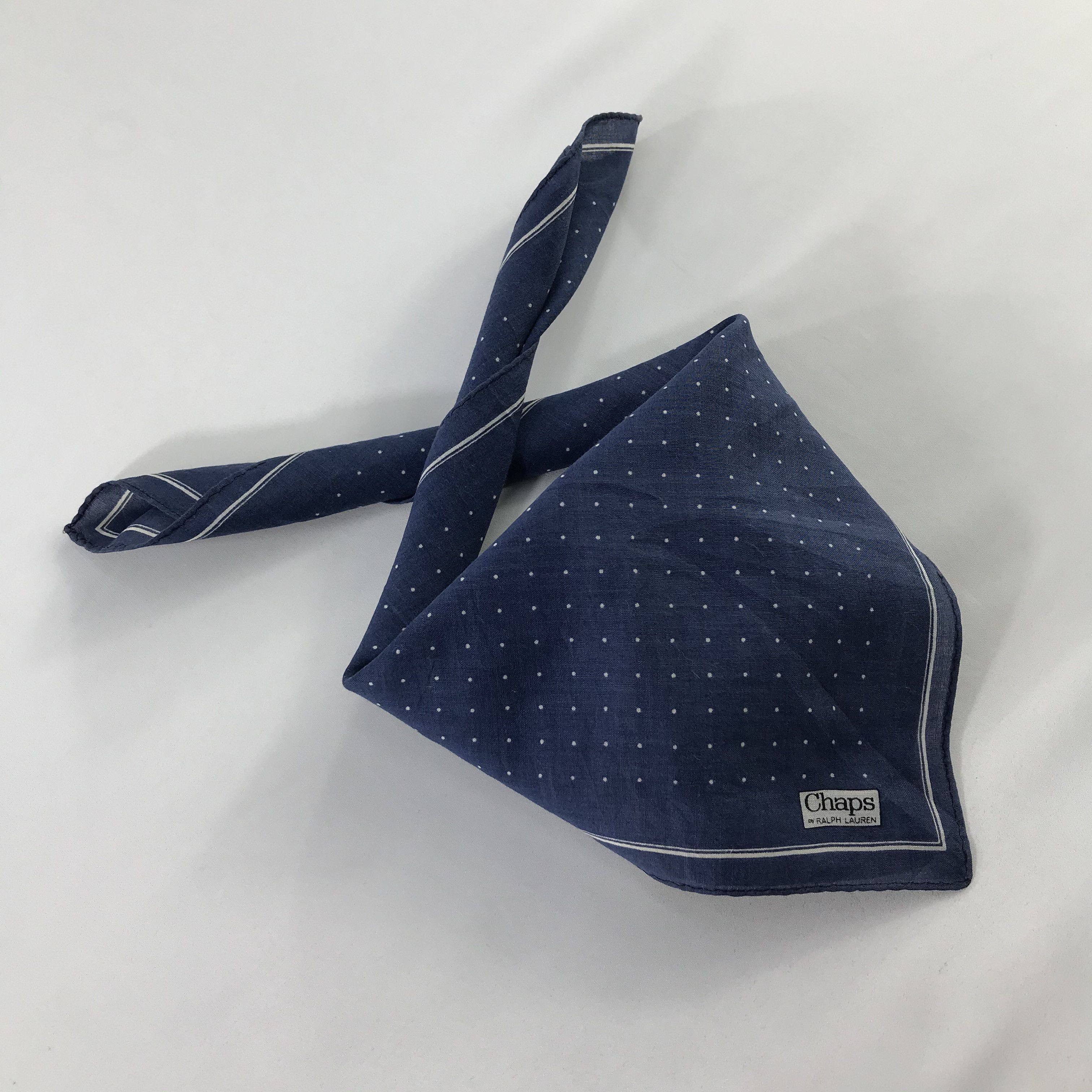 Chaps Ralph Lauren × Vintage Chaps Ralph Lauren Bandana / Handkerchief /Neckerchief -S595 Size ONE SIZE - 4 Thumbnail