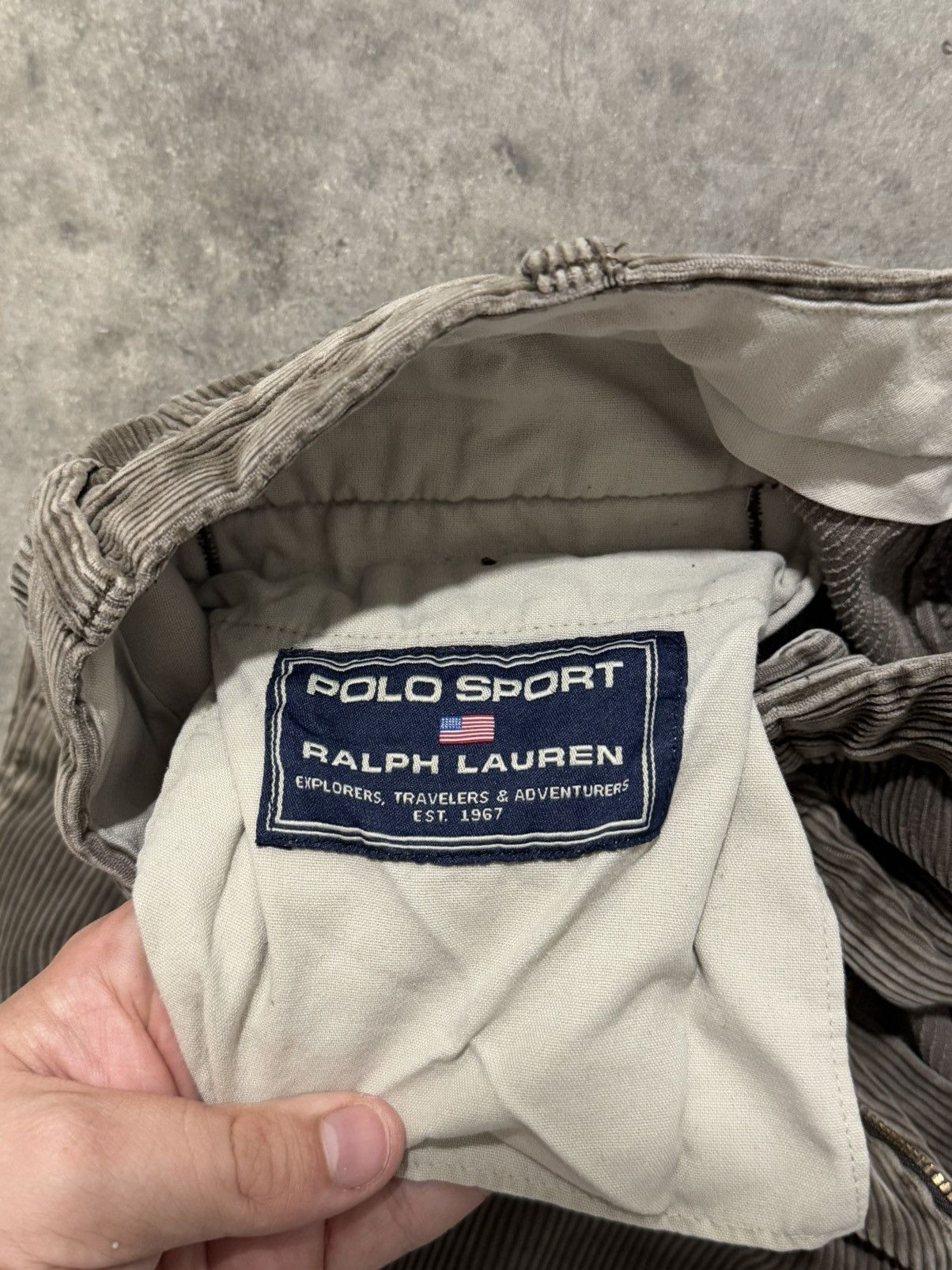 Polo Ralph Lauren 90s Vintage Polo Sport Corduroy Pants 32 Size US 32 / EU 48 - 2 Thumbnail