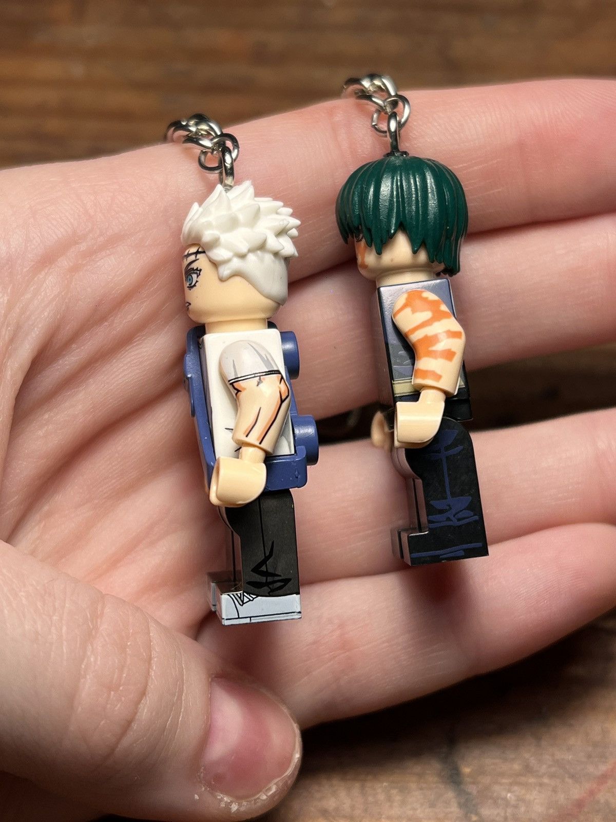 Anime Gojo Maki Jujutsu Kaisen anime minifigure keychain keyring Size ONE SIZE - 8 Thumbnail