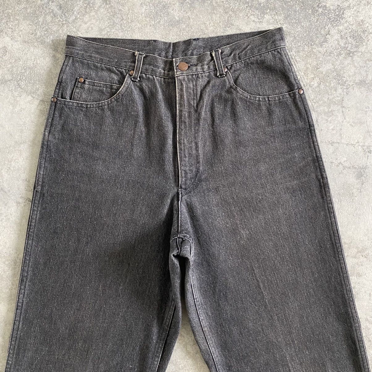 Comme des Garcons Homme 1990’s CdG Homme Wide Smoky Black Denim Jeans Size US 29 - 9 Thumbnail