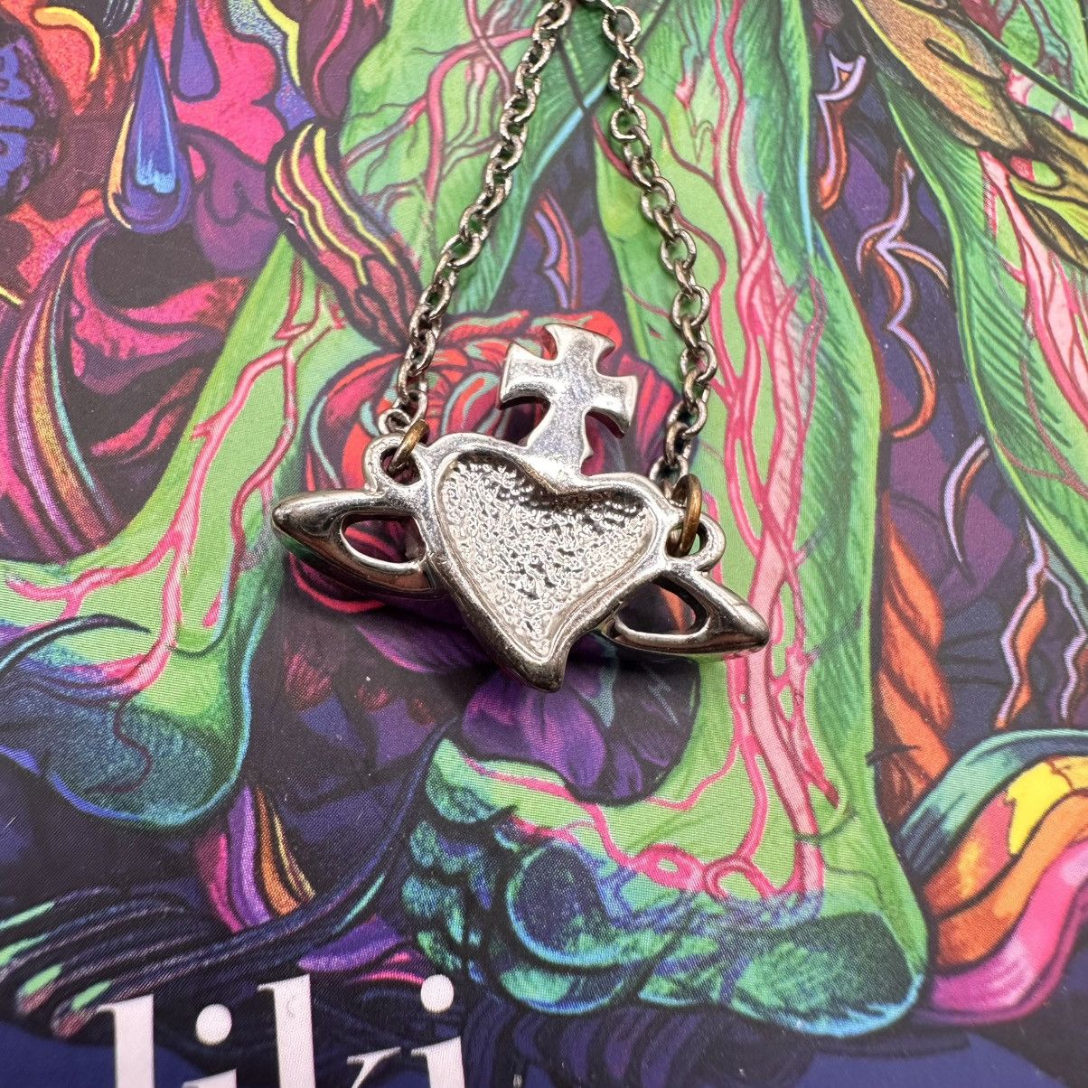 Vivienne Westwood Vivienne Westwood ♥️ Heart pendant Bracelet Cristals Size ONE SIZE - 3 Thumbnail