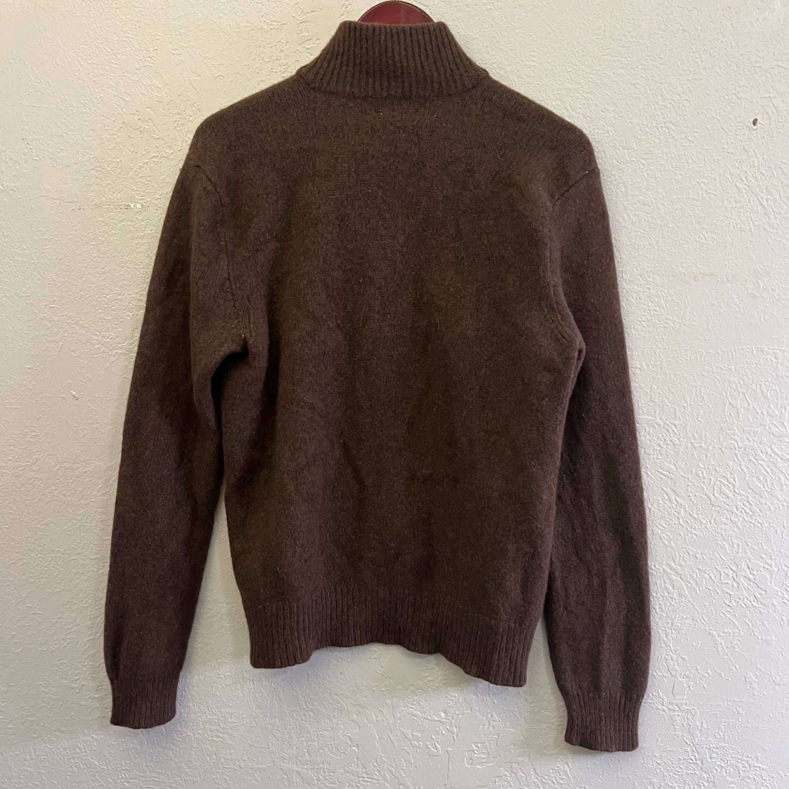 Polo Ralph Lauren Polo Ralph Lauren Wool Angora Quarter Zip Sweater Brown XL Size US XL / EU 56 / 4 - 5 Thumbnail