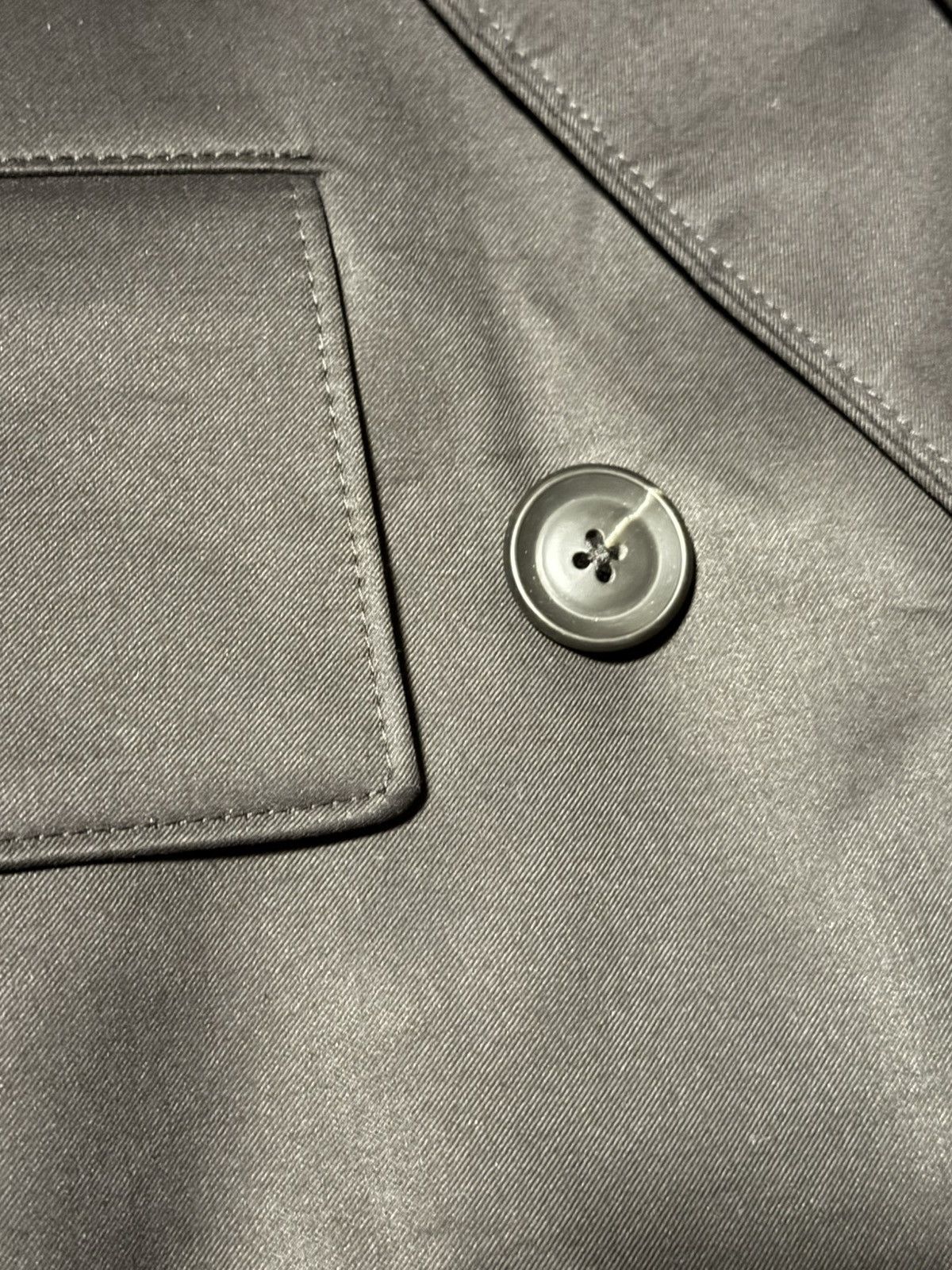 LGN LOUIS GABRIEL NOUCHI FW24 LGN Black Double-breasted trench coat with six buttons Size US S / EU 44-46 / 1 - 7 Thumbnail