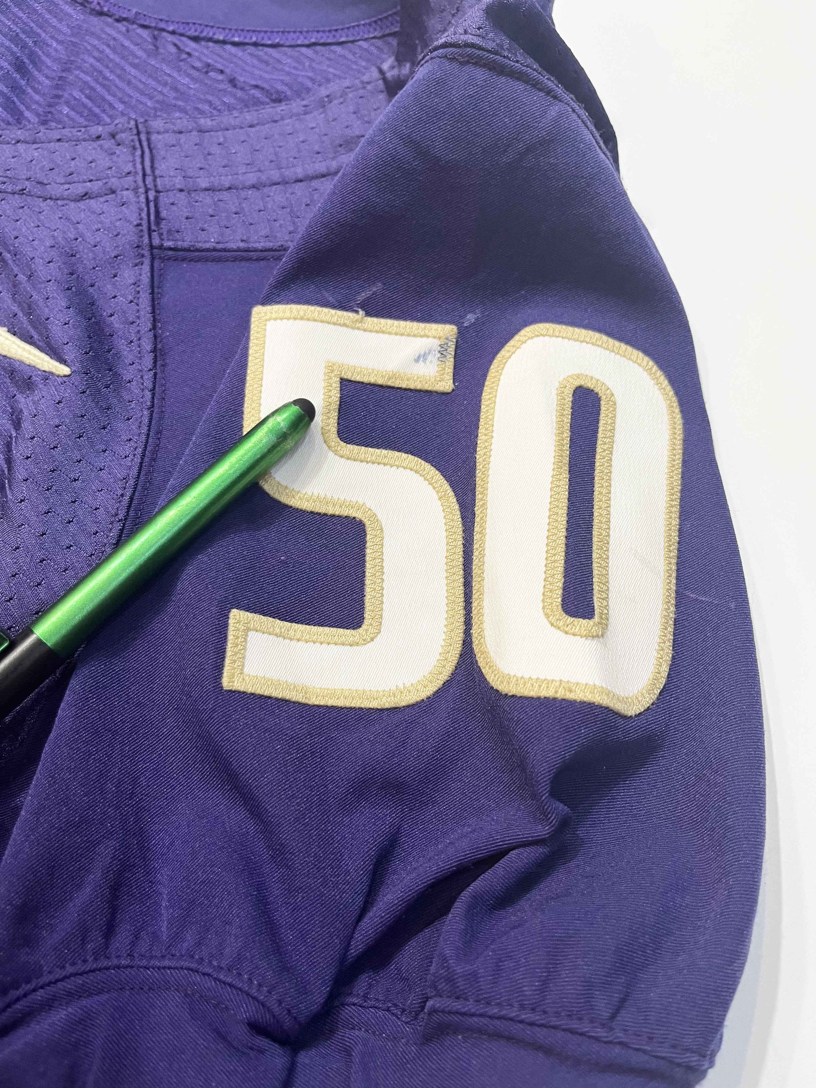 Nike Nike Washington Huskies #50 NCAA Football Game Jersey Size US L / EU 52-54 / 3 - 10 Thumbnail