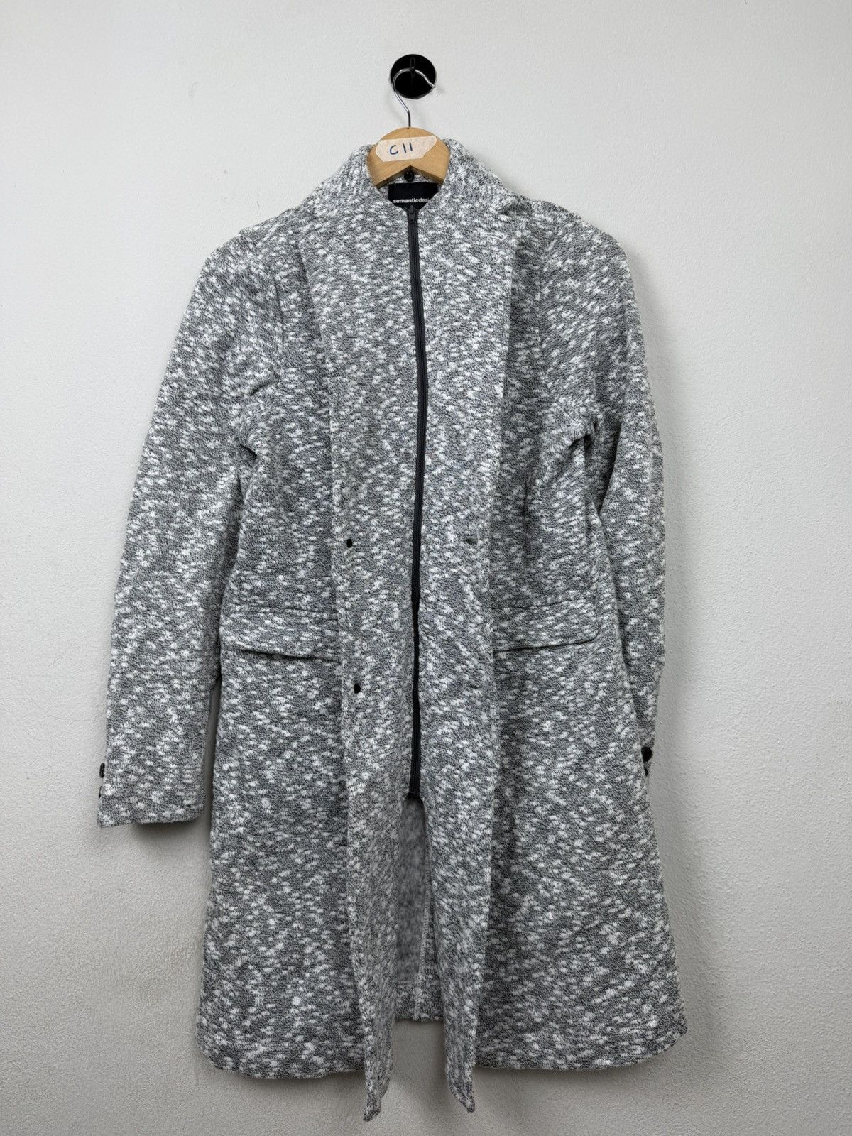 semanticdesign Vintage Semantic Design Zip Up Overcoat Size US L / EU 52-54 / 3 - 2 Thumbnail