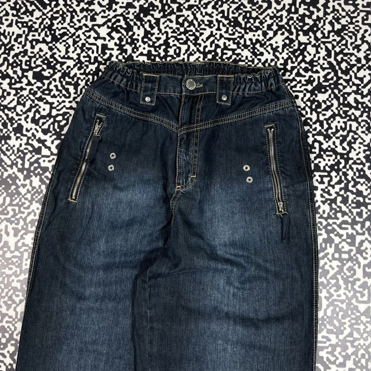 Japanese Brand Vintage Y2K Japanese Wide Baggy Jeans Skate Sk8 Jnco Style Size 25" / US 0 / IT 36 - 6 Thumbnail