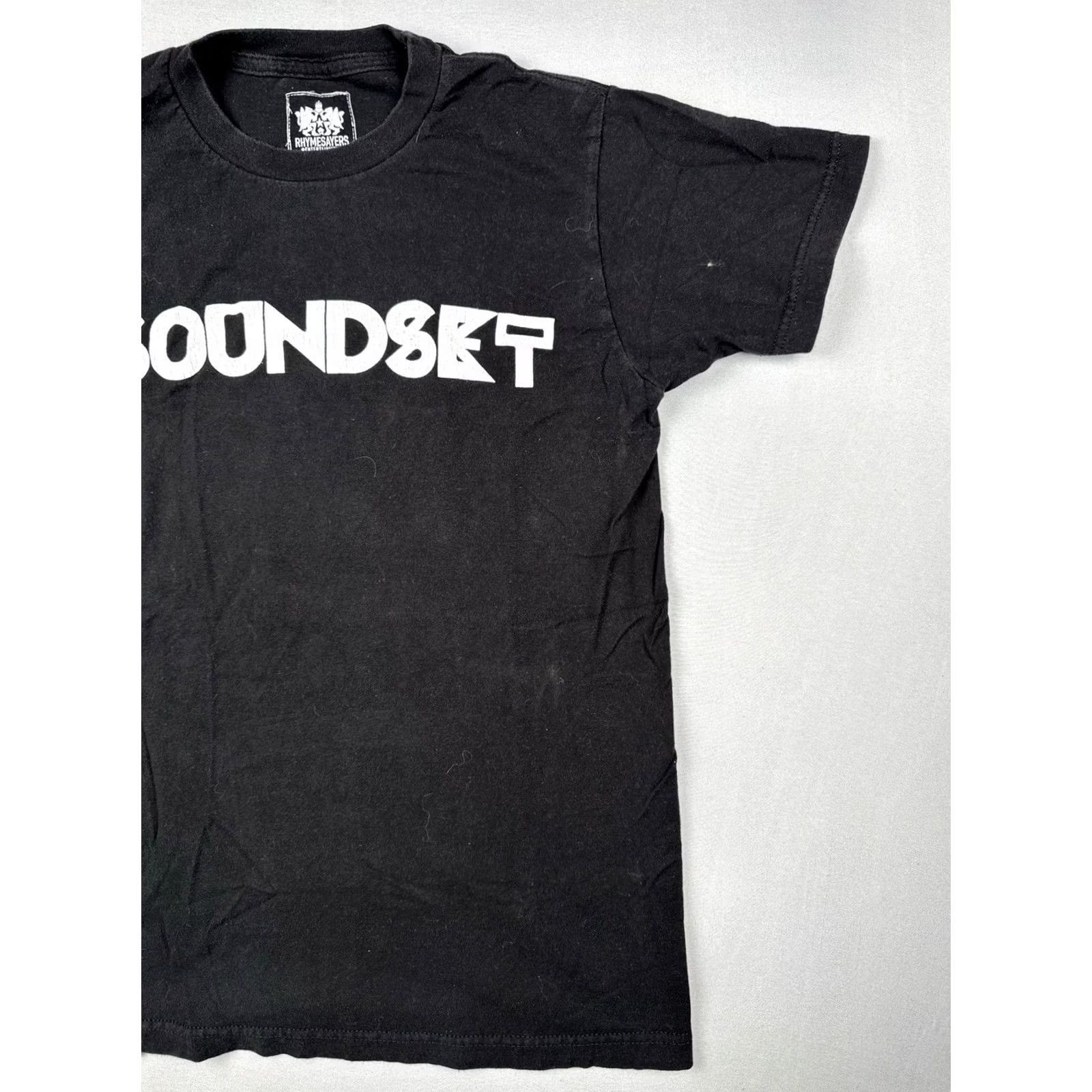 Vintage Rhymesayers Soundset Hip Hop Festival T Shirt Black Adult Small USA Made Mens Short Sleeve Crew Neck Cotton T-Shirt Regular Fit Size US S / EU 44-46 / 1 - 4 Thumbnail